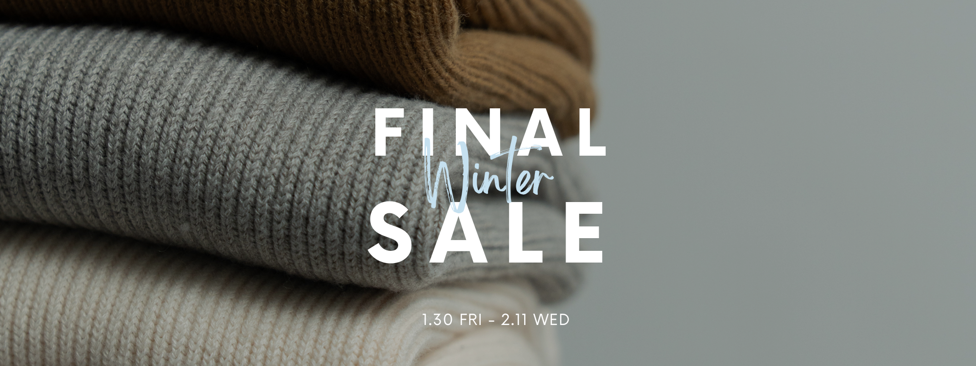 WINTER FINAL SALE