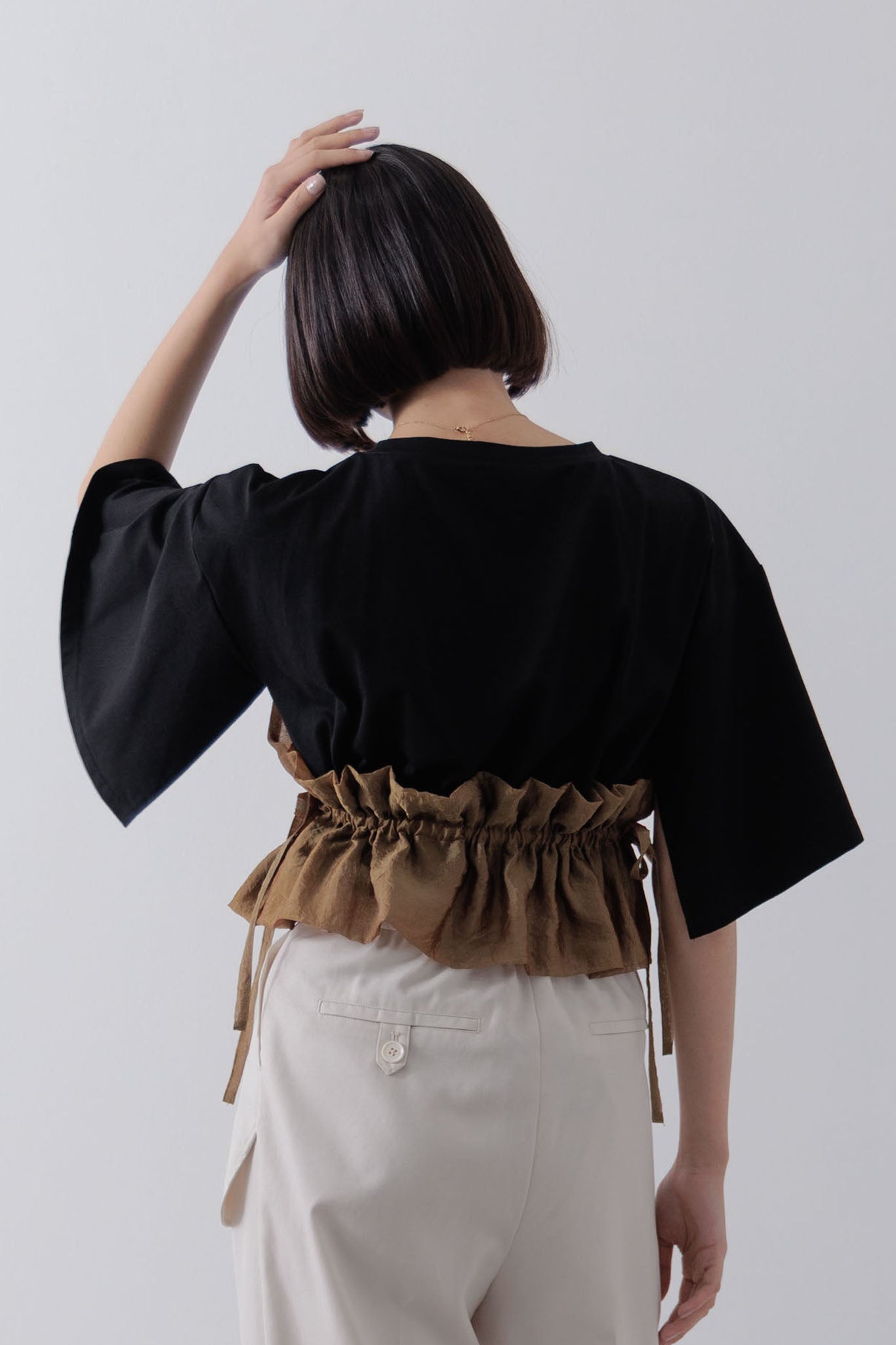 Organdy bustier top