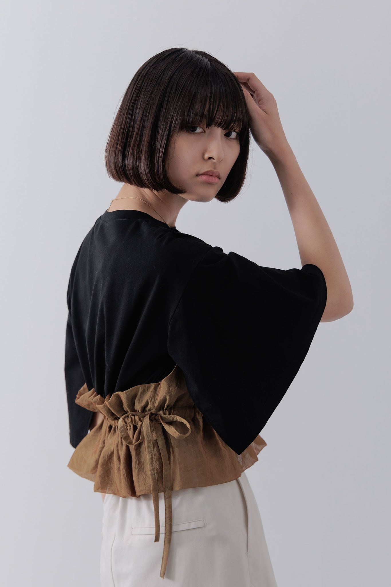 Organdy bustier top