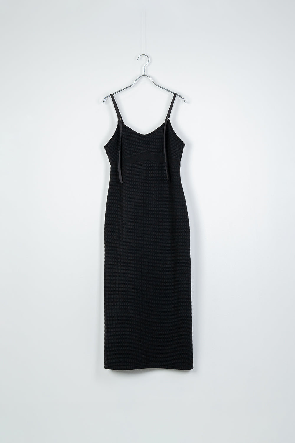 Cut jacquard camisole dress