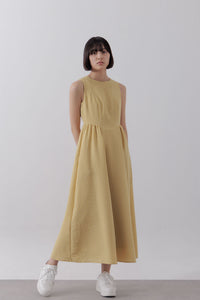 Jacquard striped dress