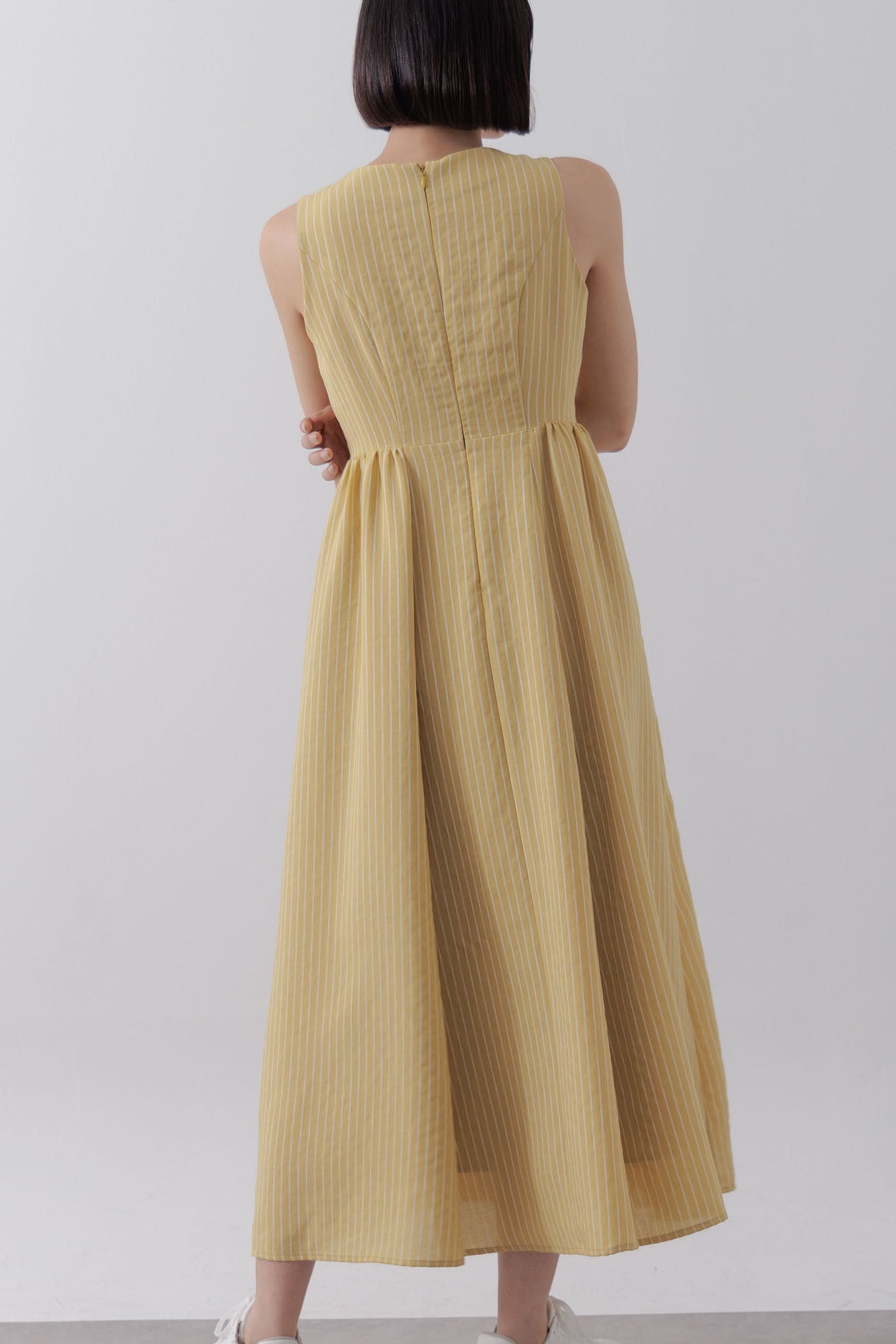 Jacquard striped dress