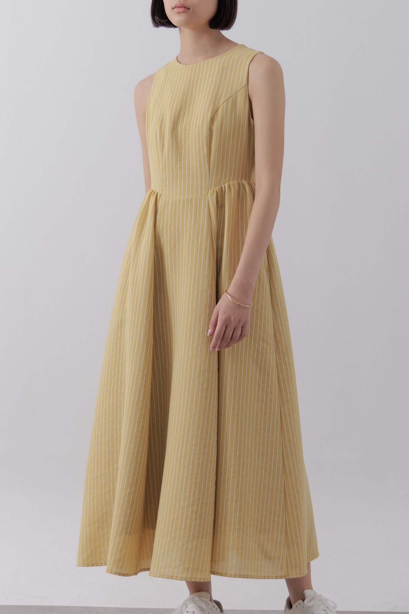 Jacquard striped dress