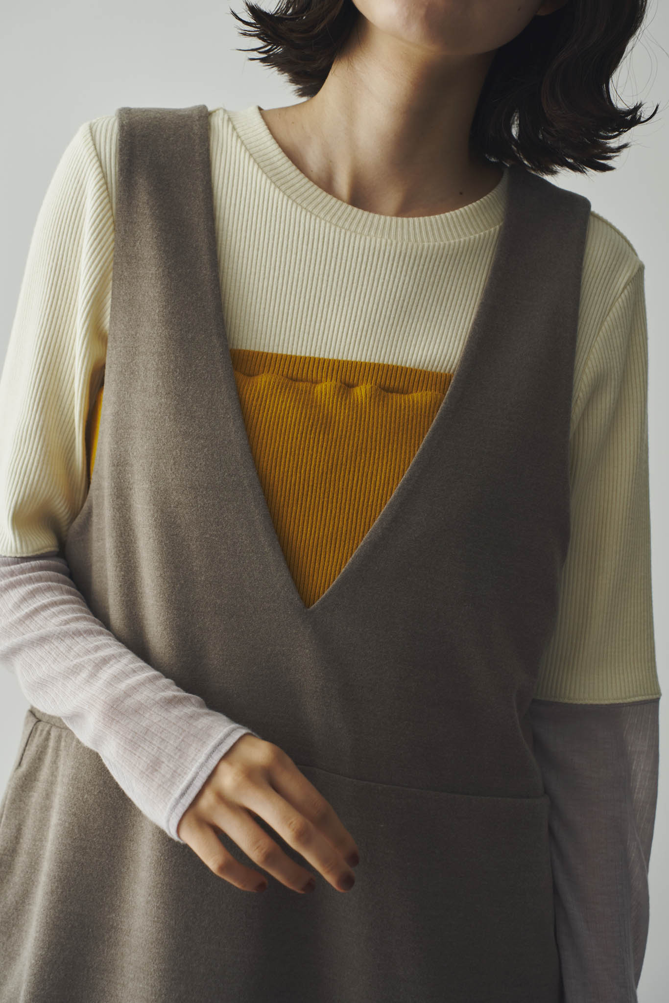 Layered Jumper Skirt