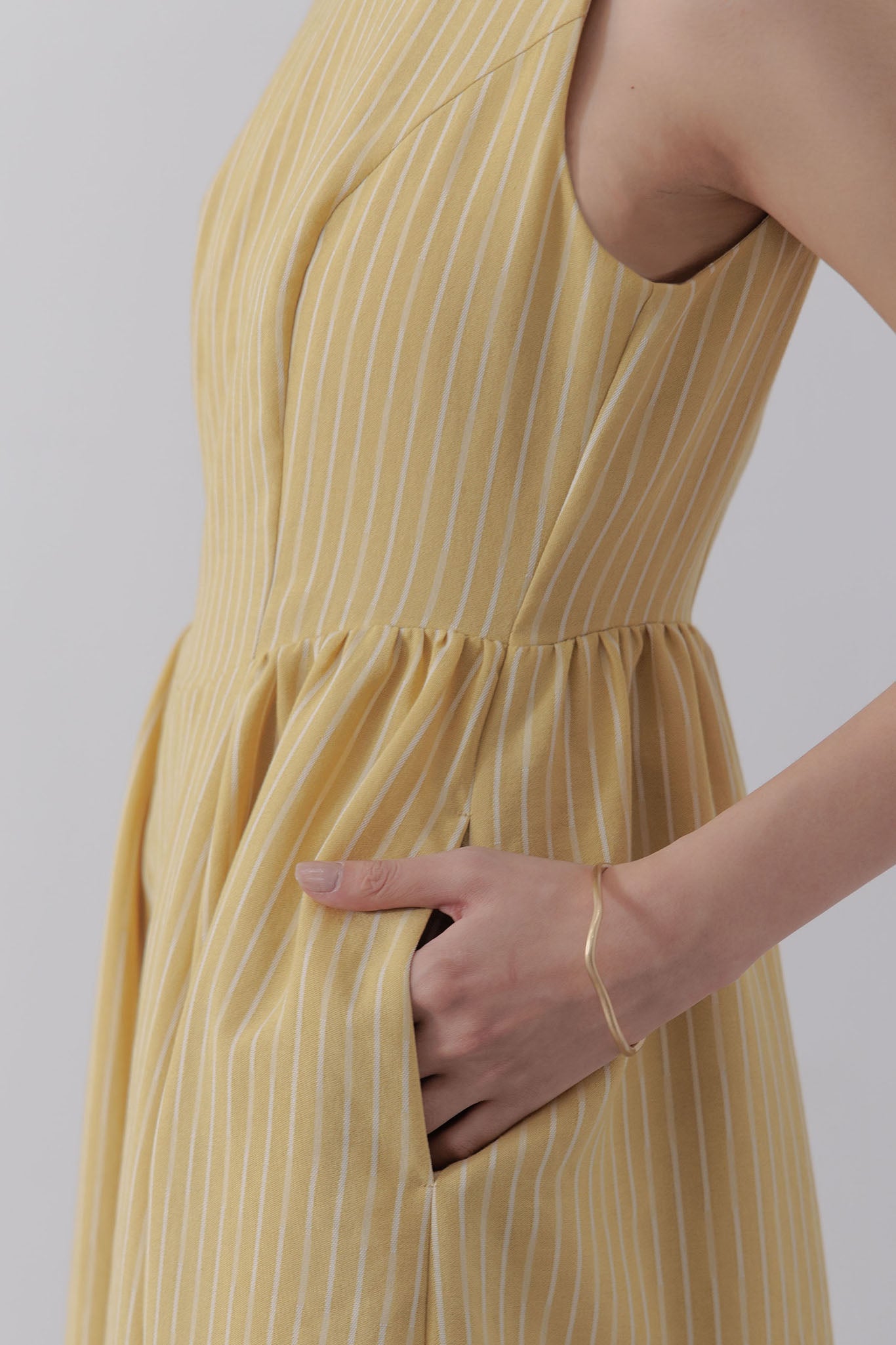 Jacquard striped dress