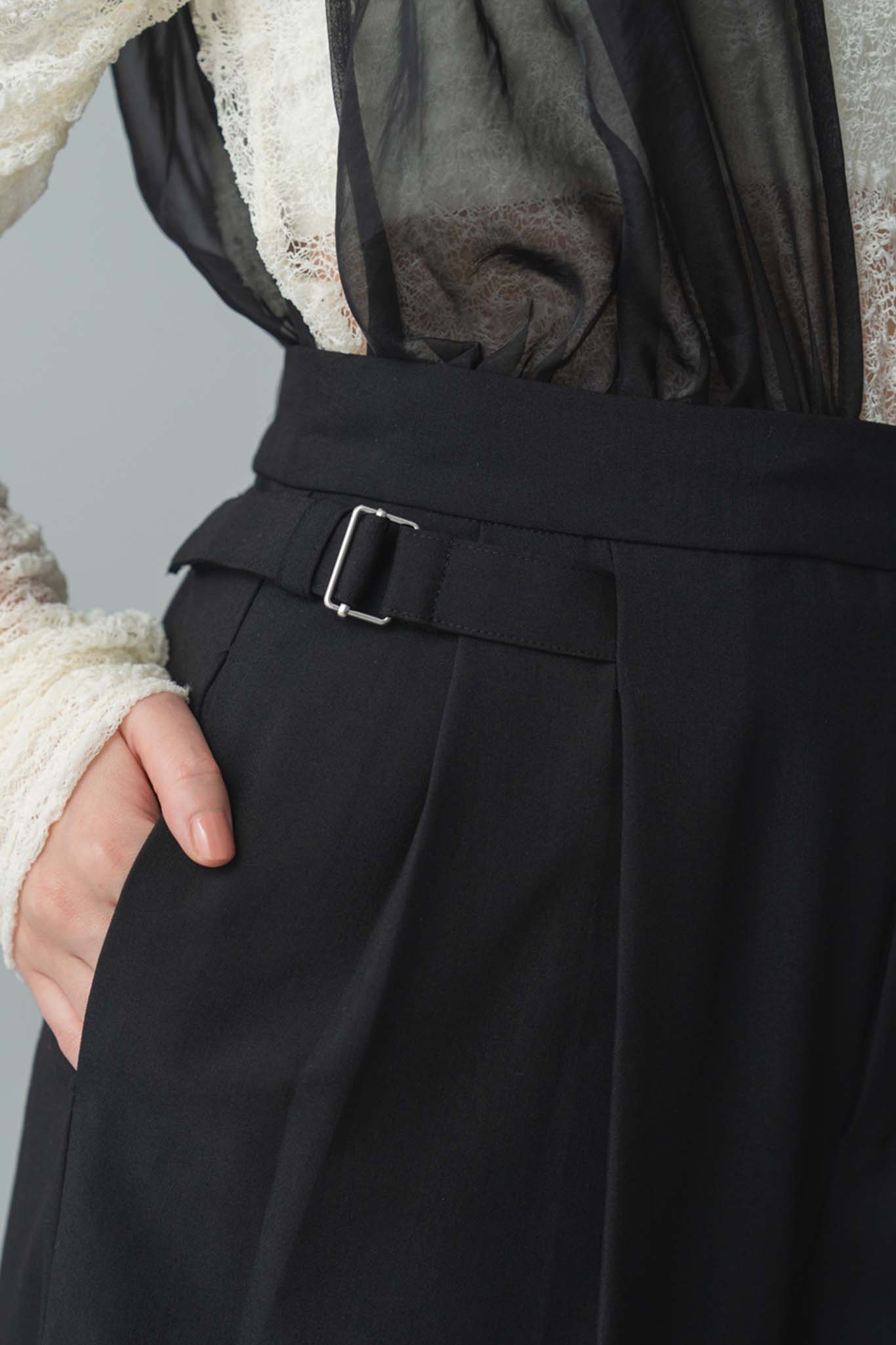 チュールサスペンダーサロペット