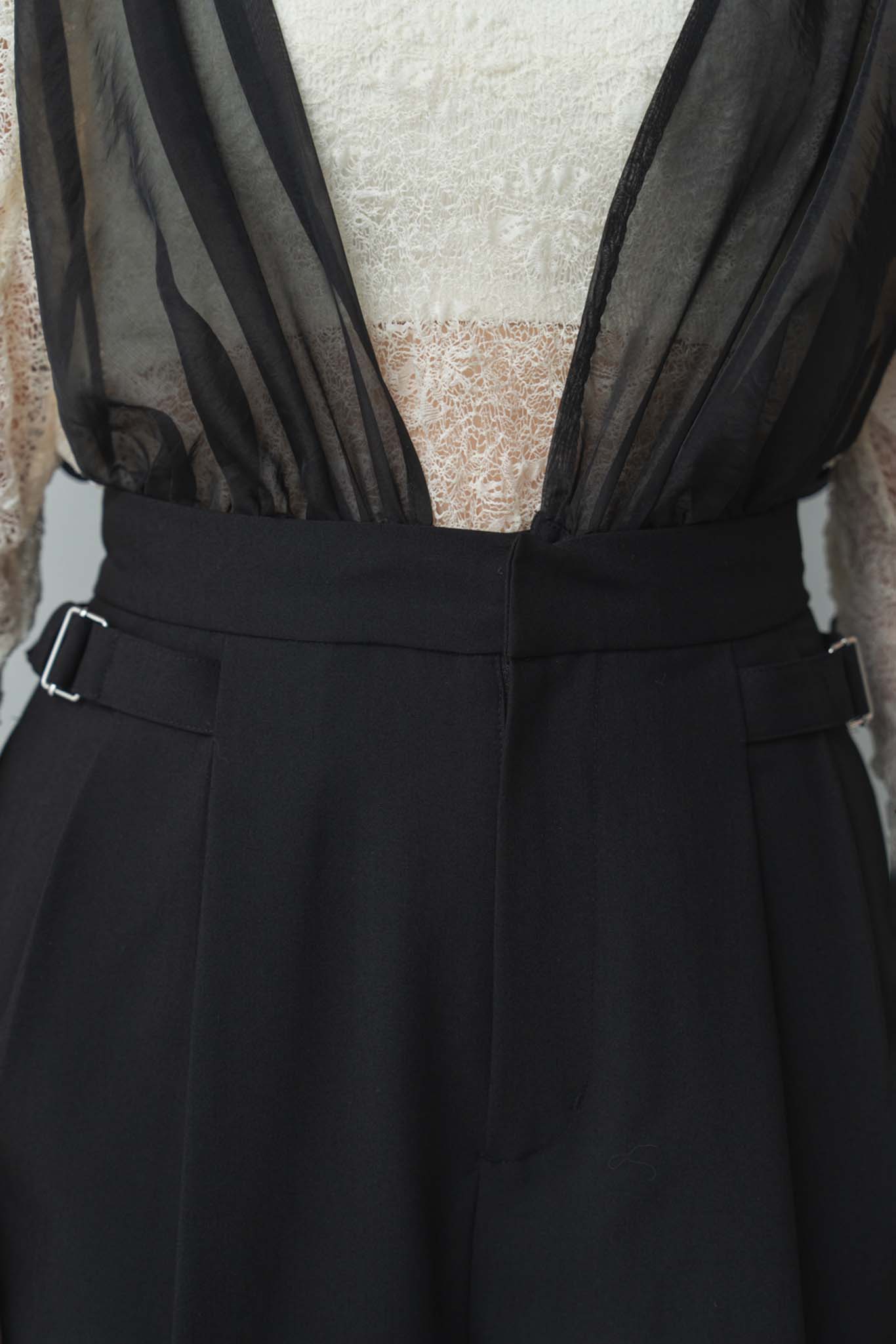 チュールサスペンダーサロペット