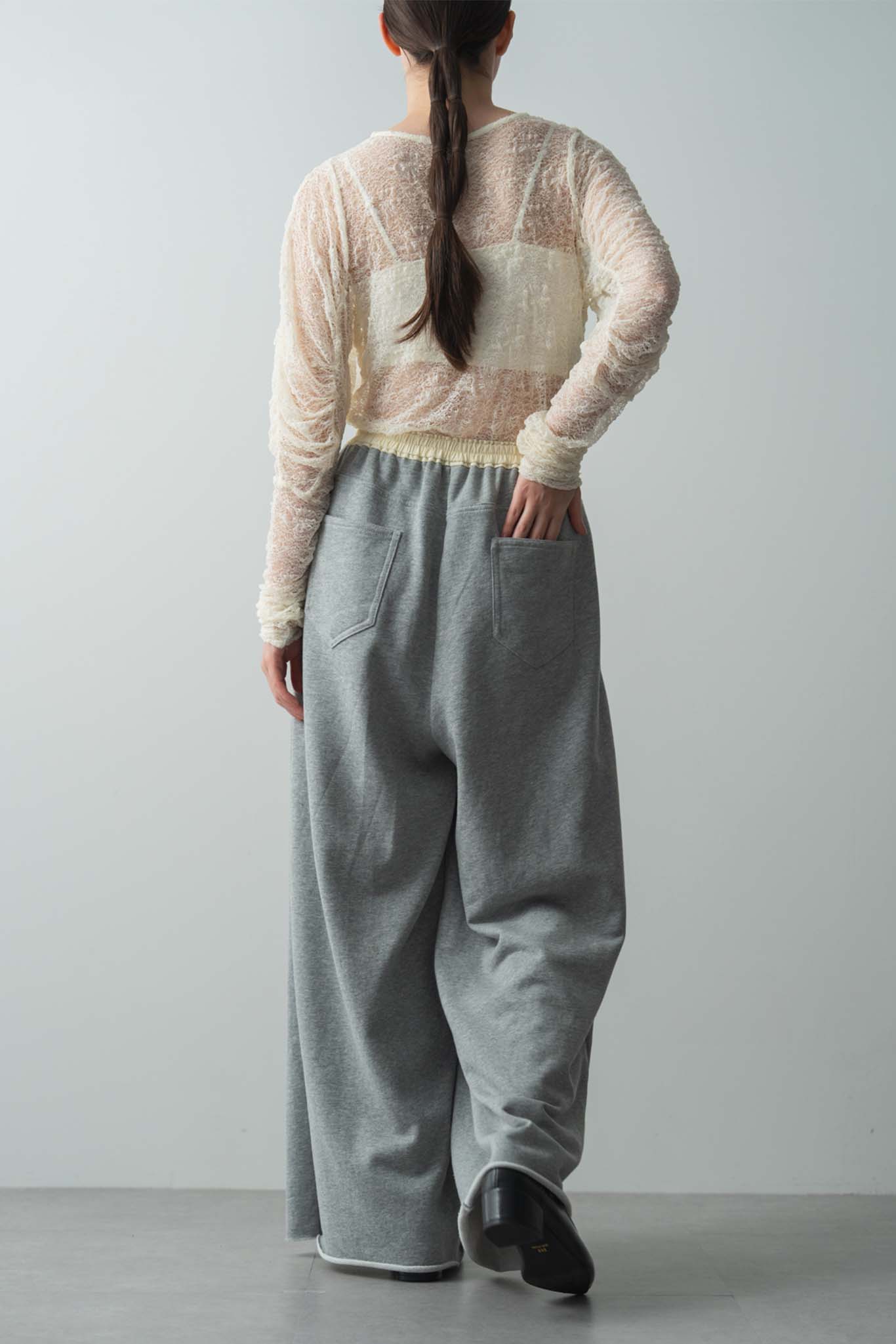 スエットワイドパンツ