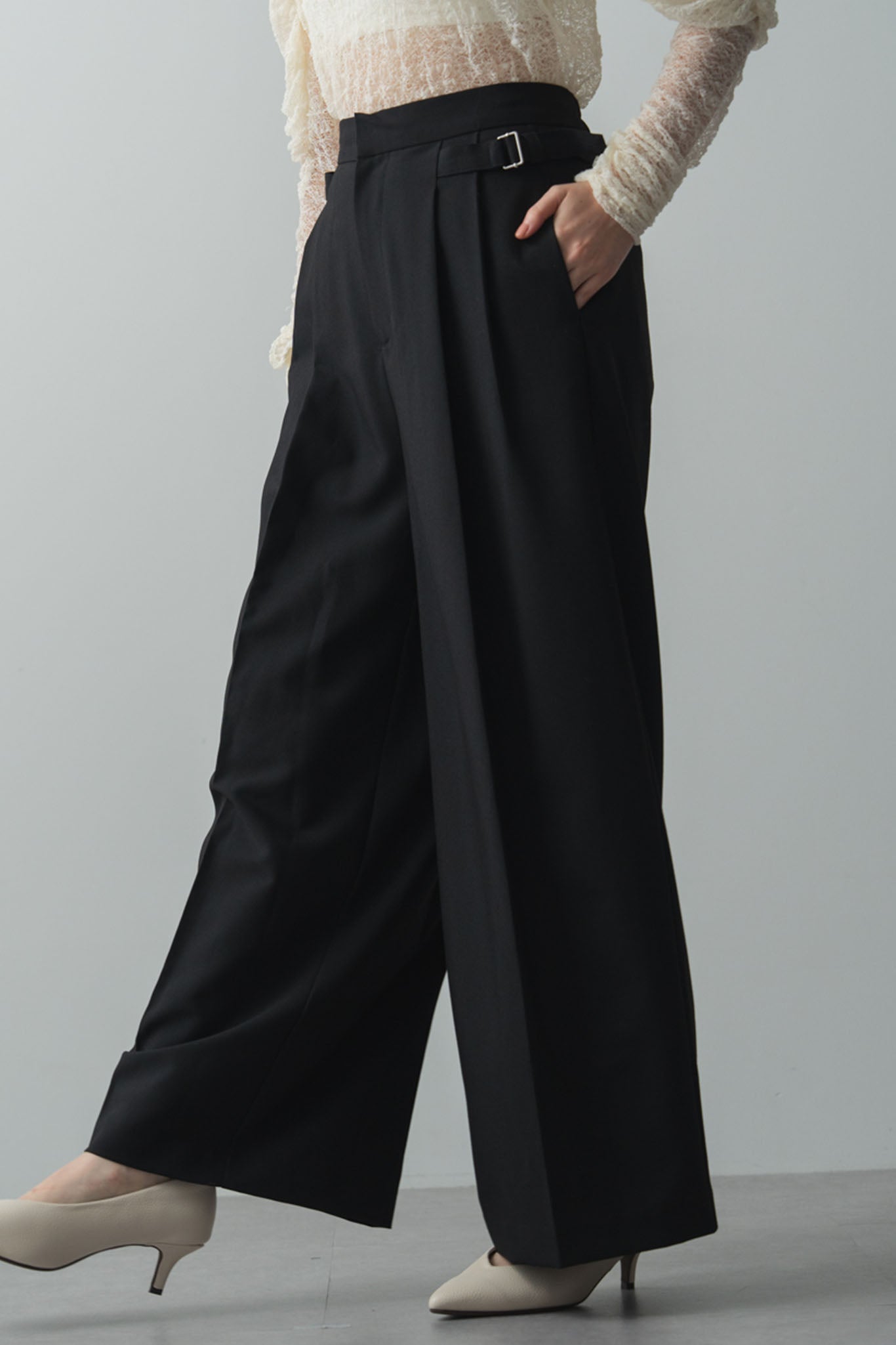 チュールサスペンダーサロペット