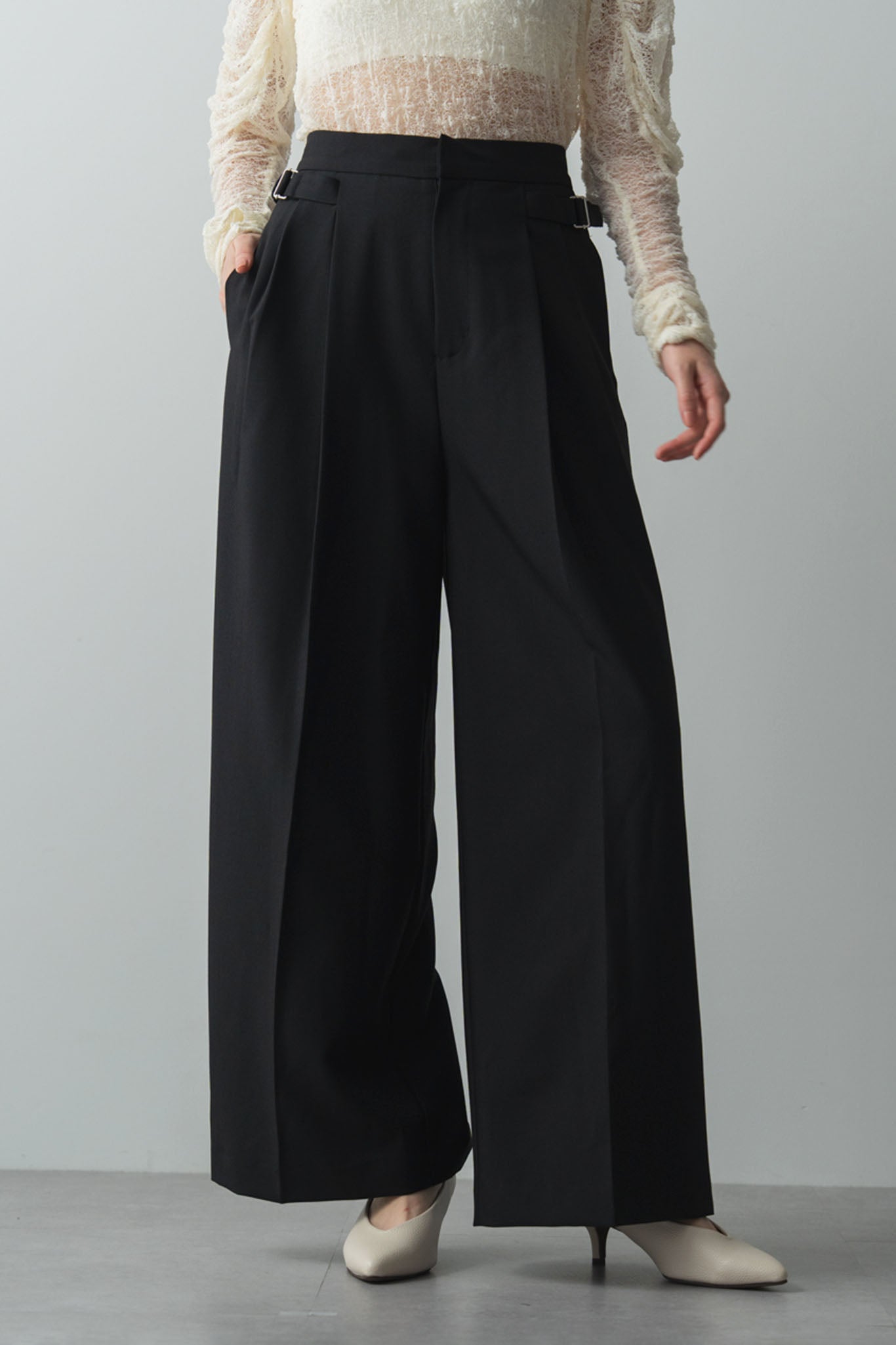 チュールサスペンダーサロペット