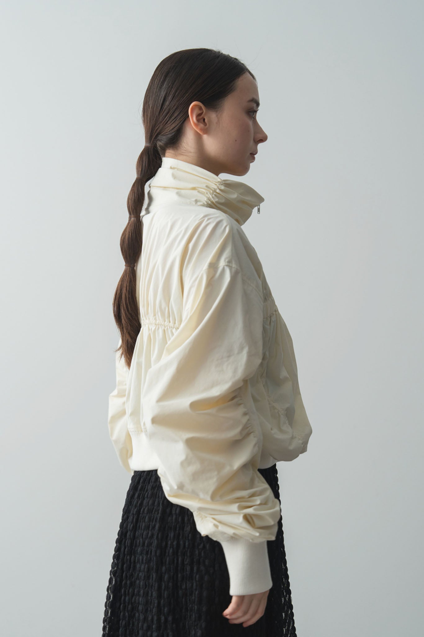 クロップドギャザーブルゾン
