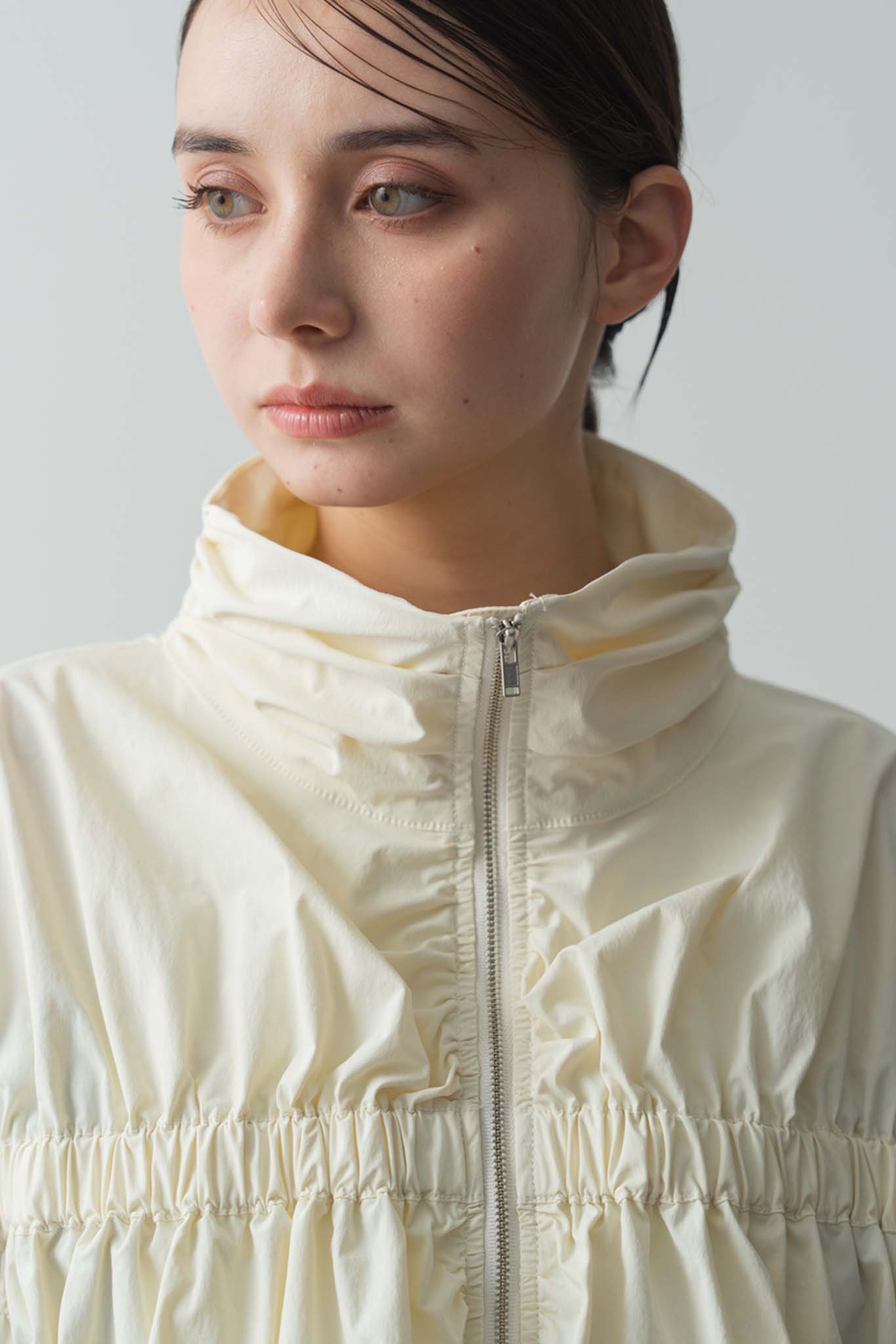 クロップドギャザーブルゾン