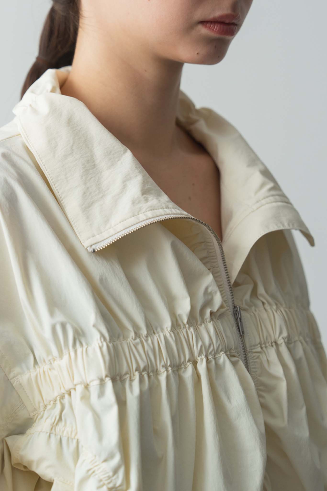 クロップドギャザーブルゾン