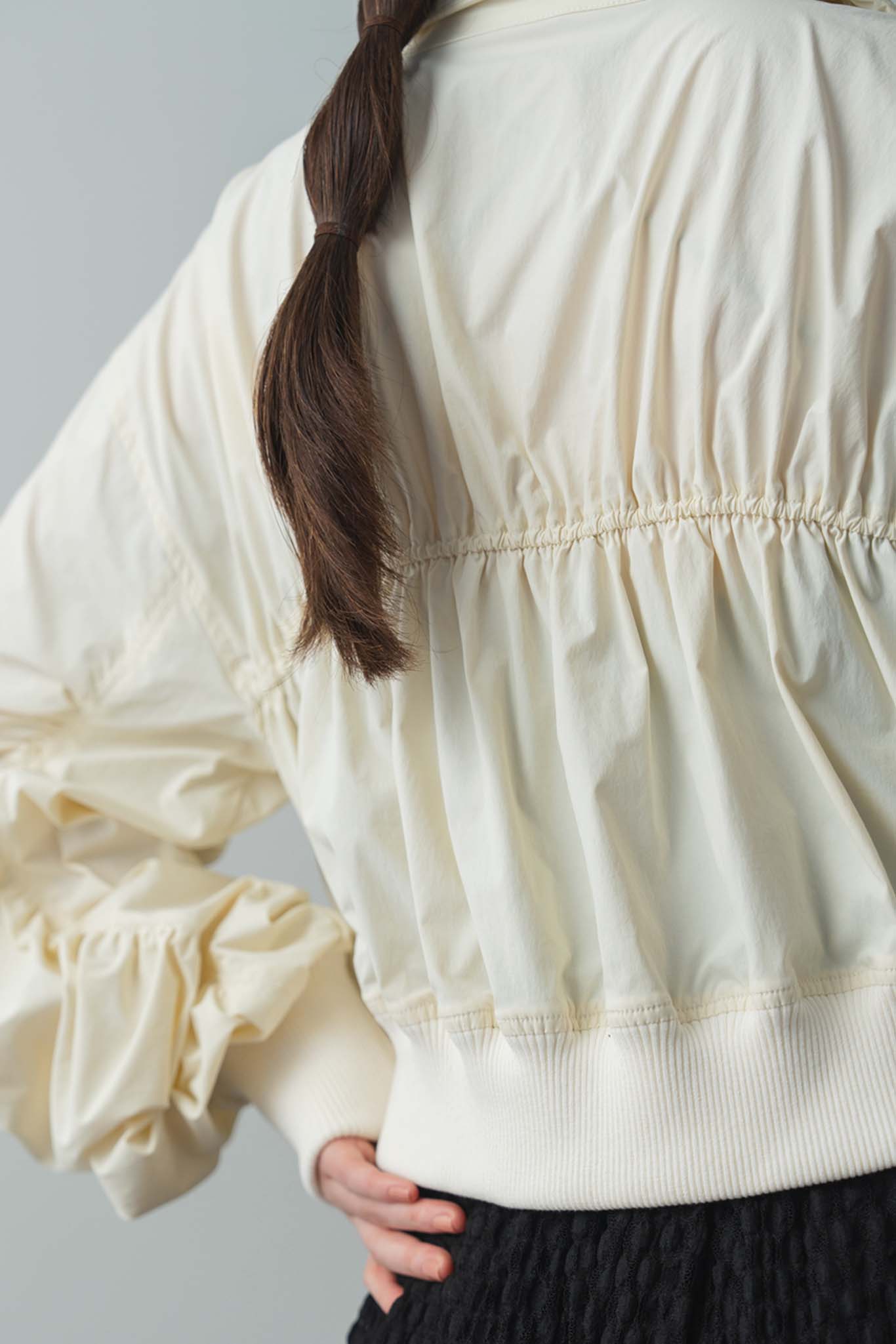 クロップドギャザーブルゾン