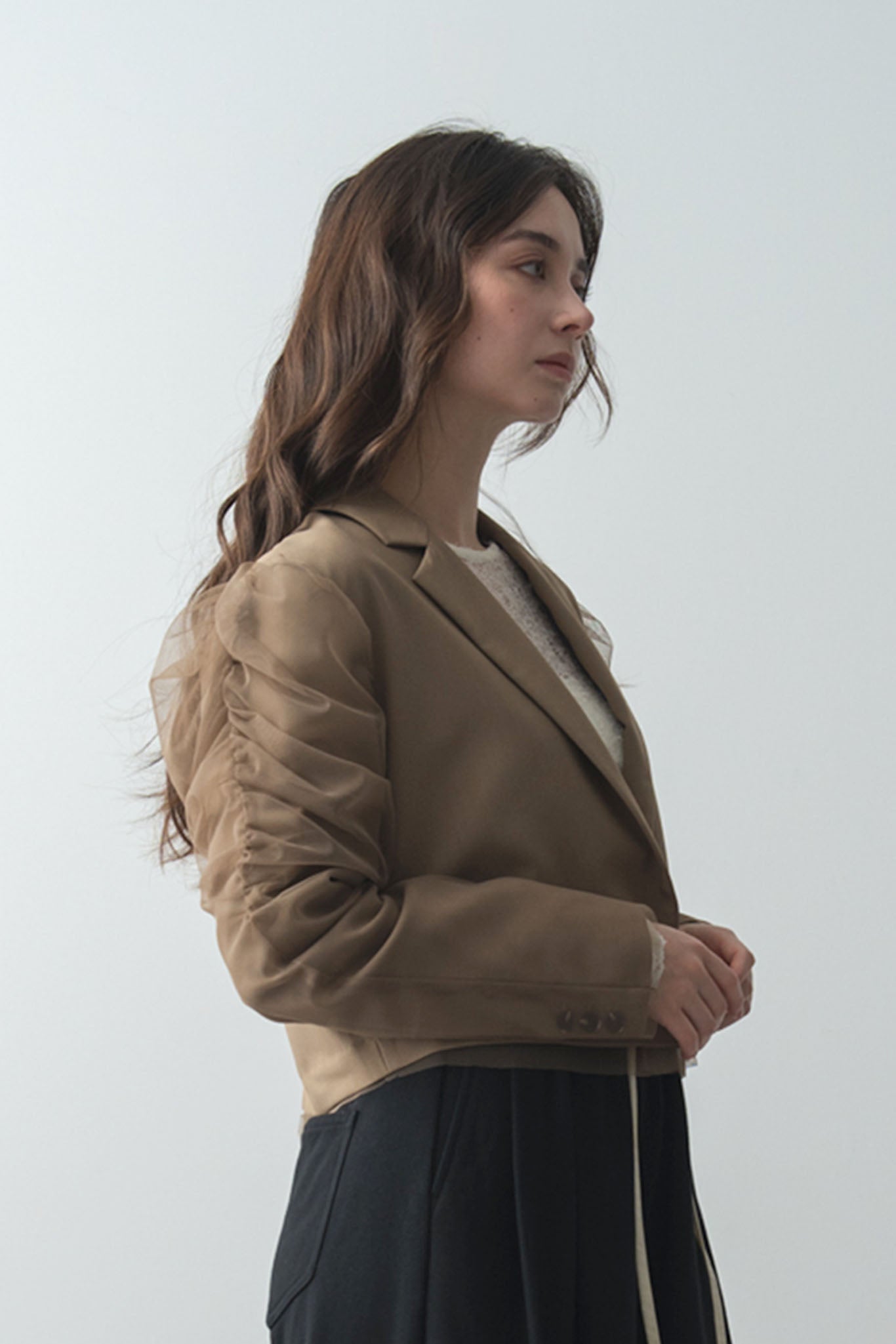 チュールドッキングスペンサージャケット