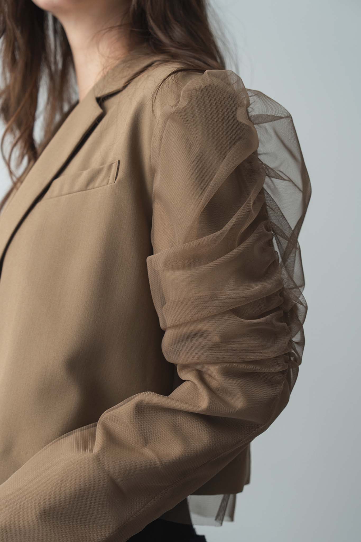 チュールドッキングスペンサージャケット