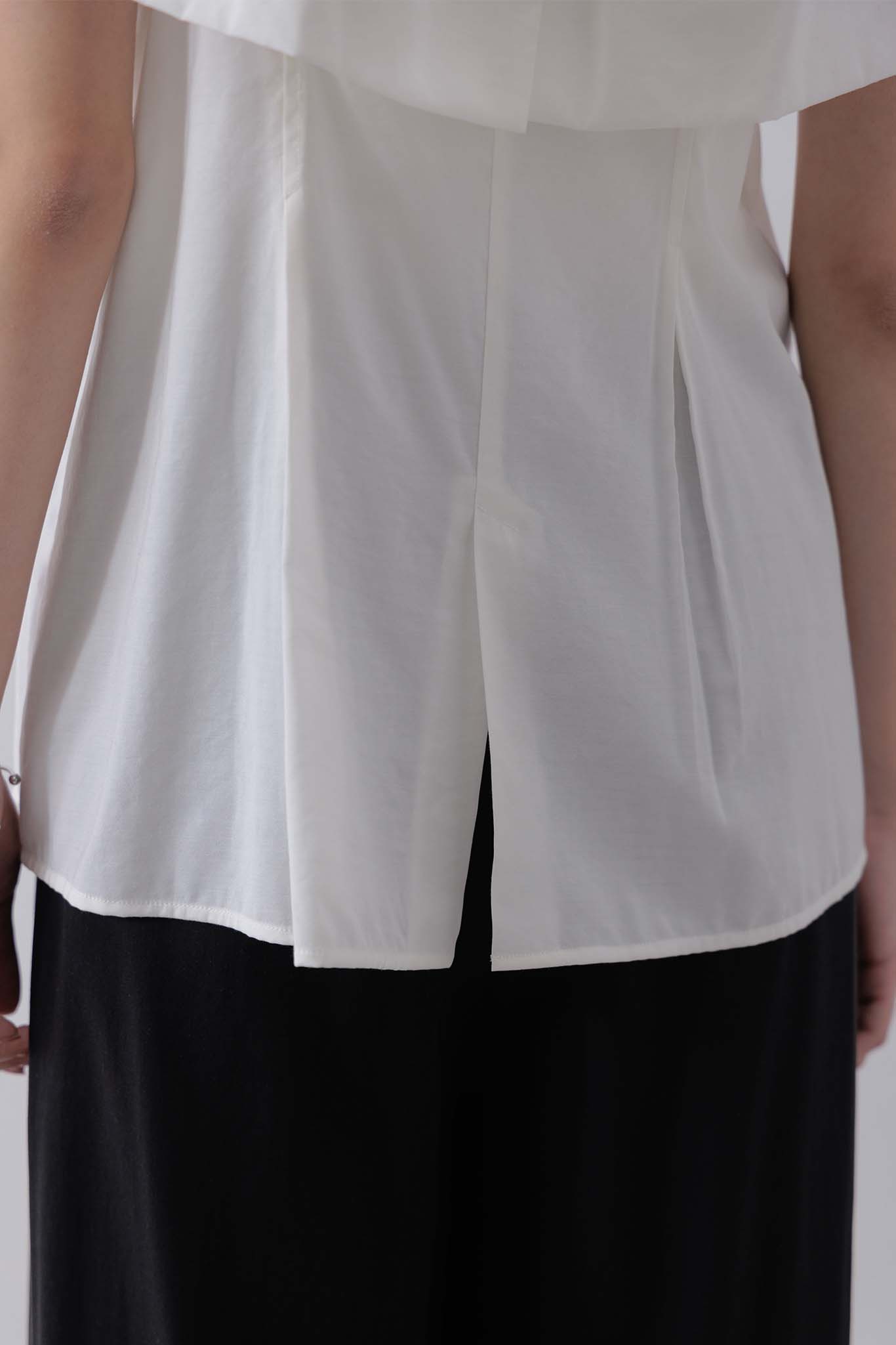 Shoulder wrap cape blouse