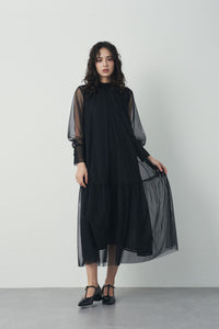 Tulle layered dress