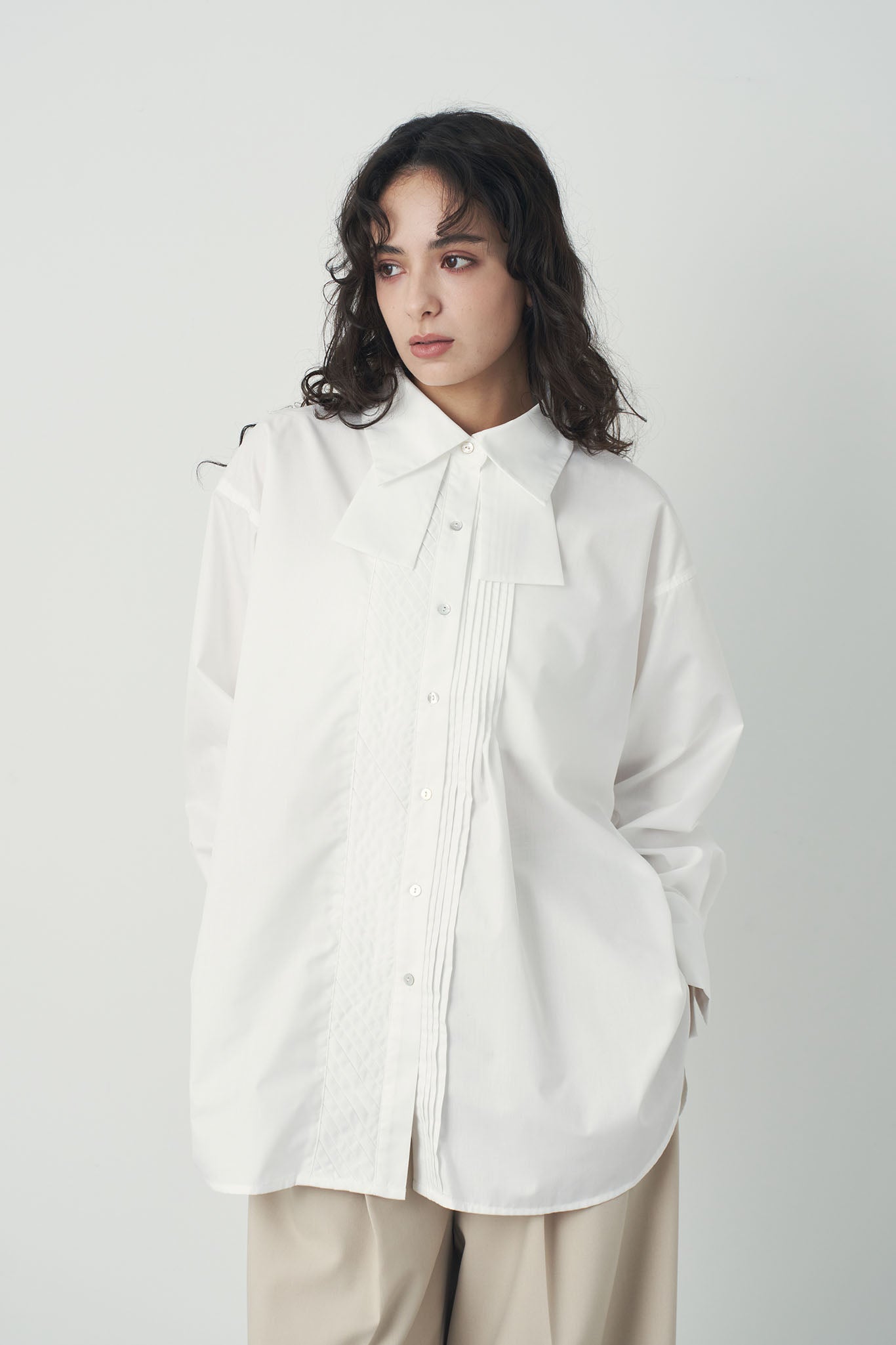 Pintuck design shirt