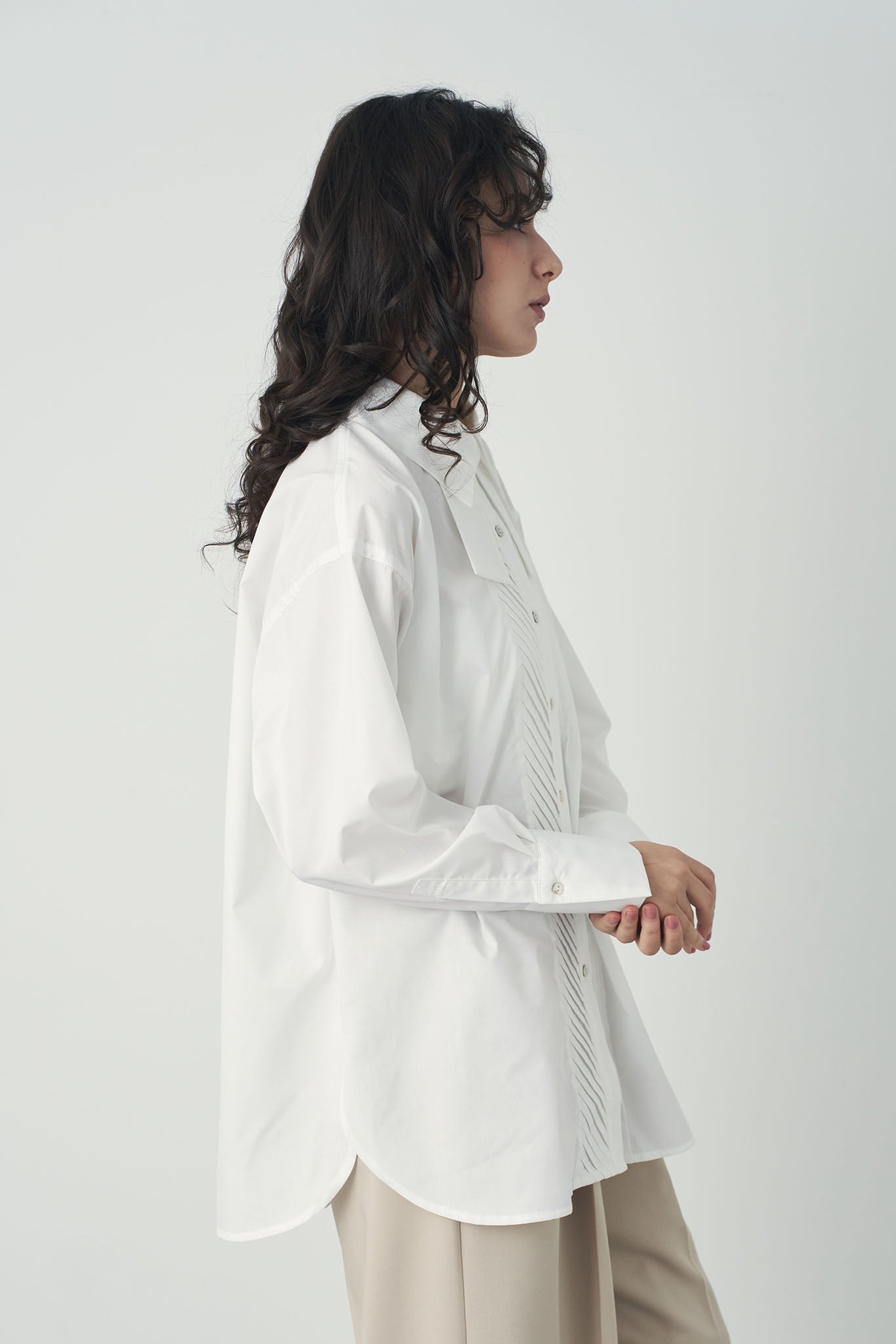 Pintuck design shirt