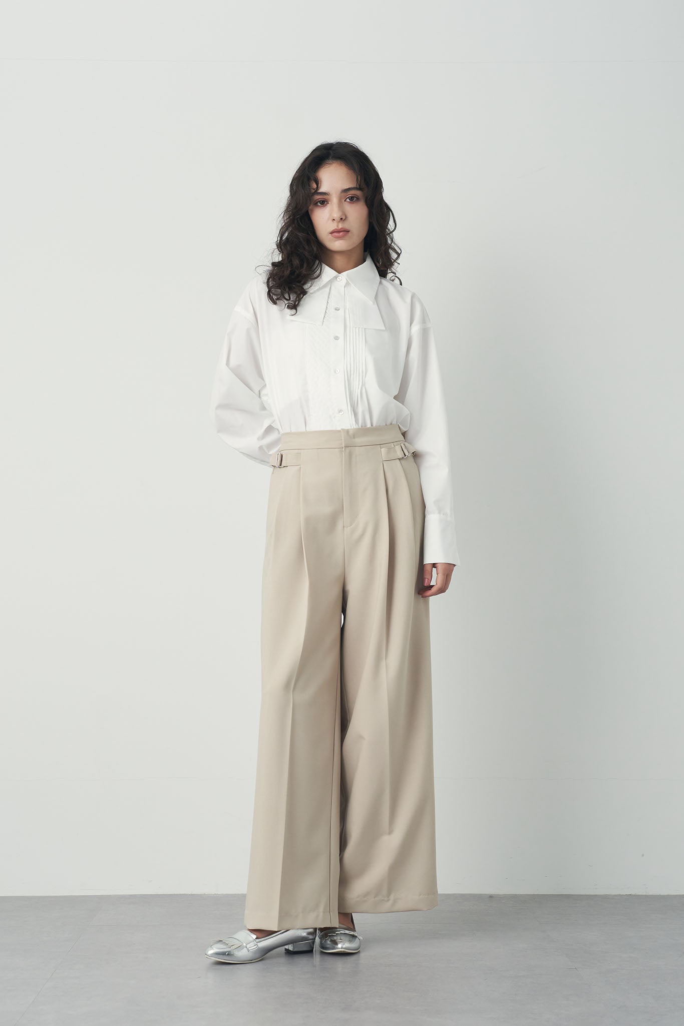 Pintuck design shirt