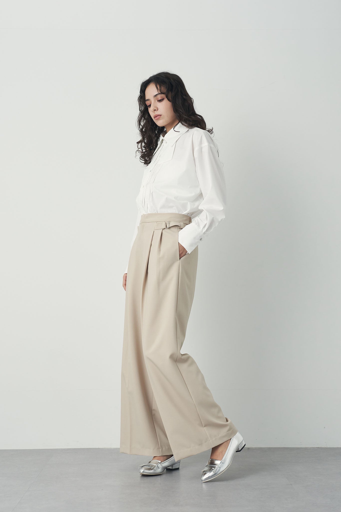 Pintuck design shirt