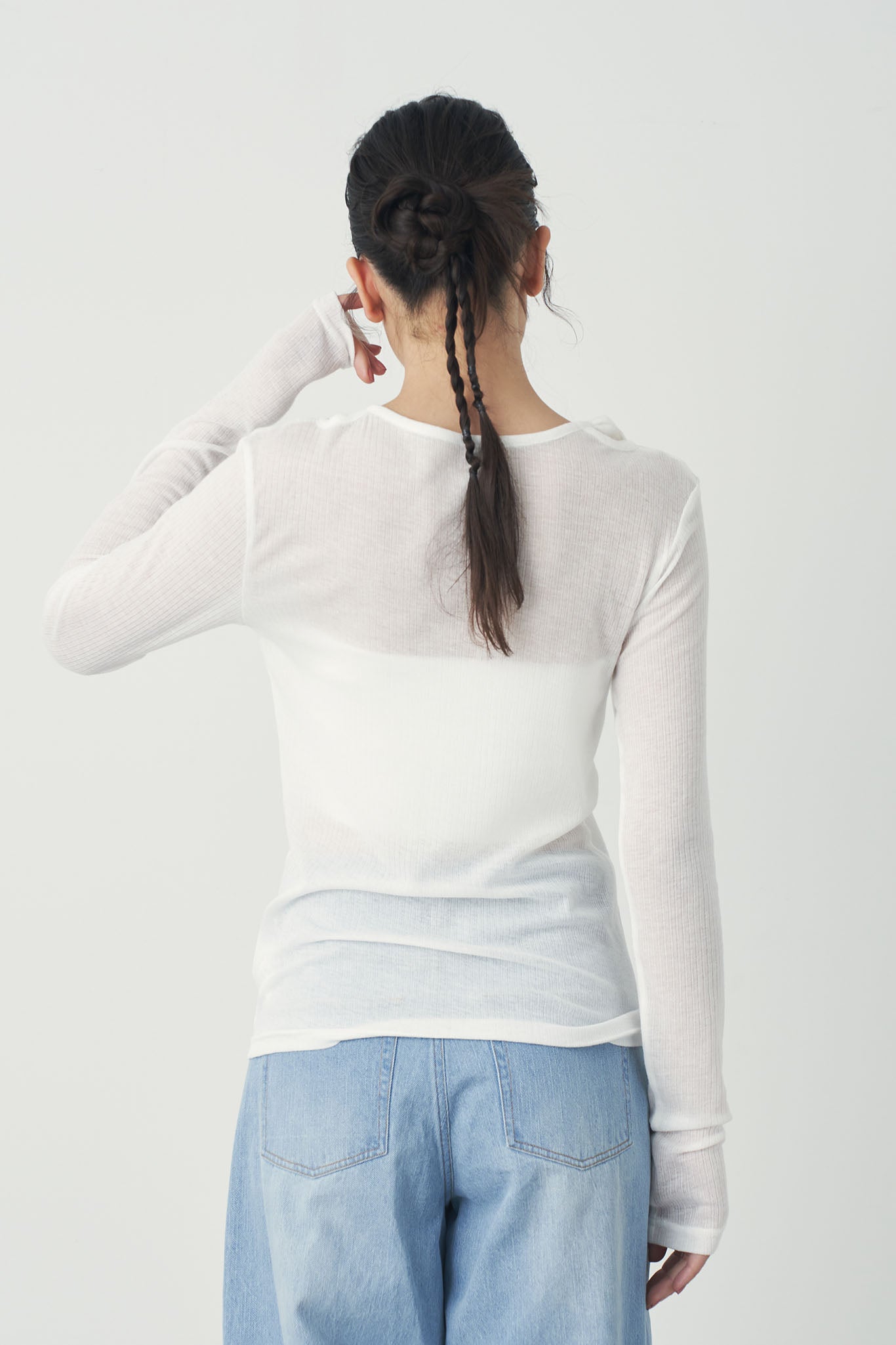 シアカッティングプルオーバー