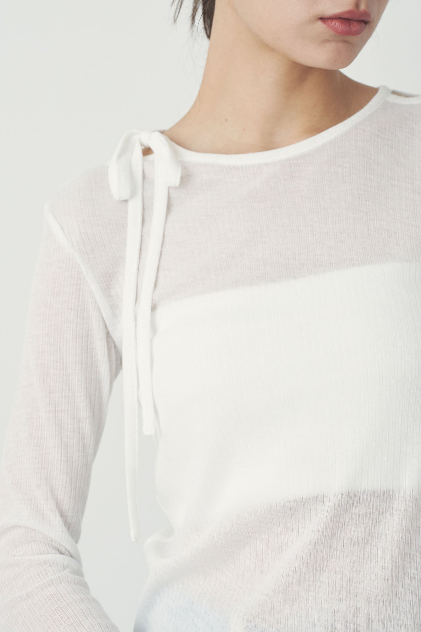 シアカッティングプルオーバー