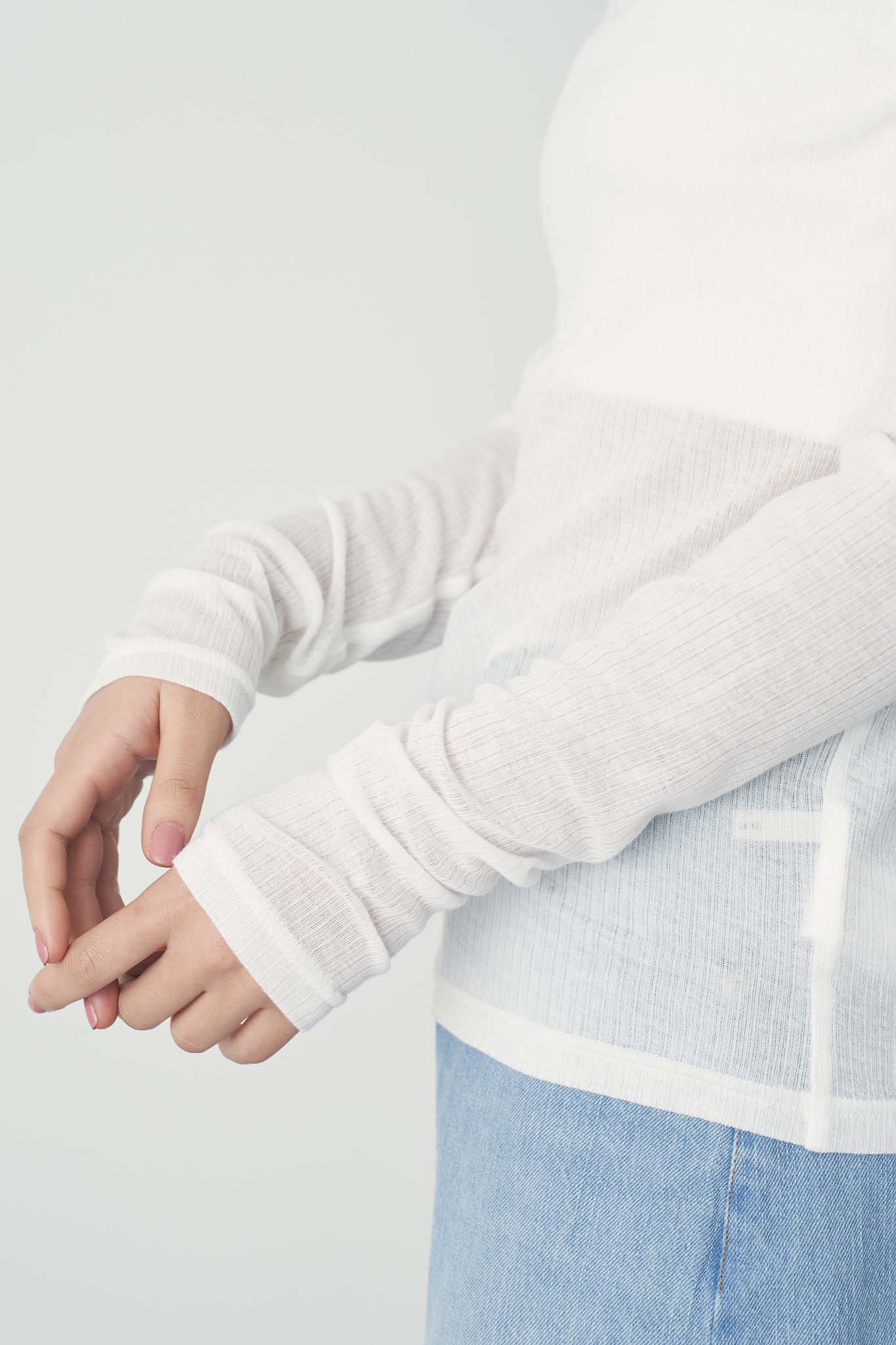 シアカッティングプルオーバー