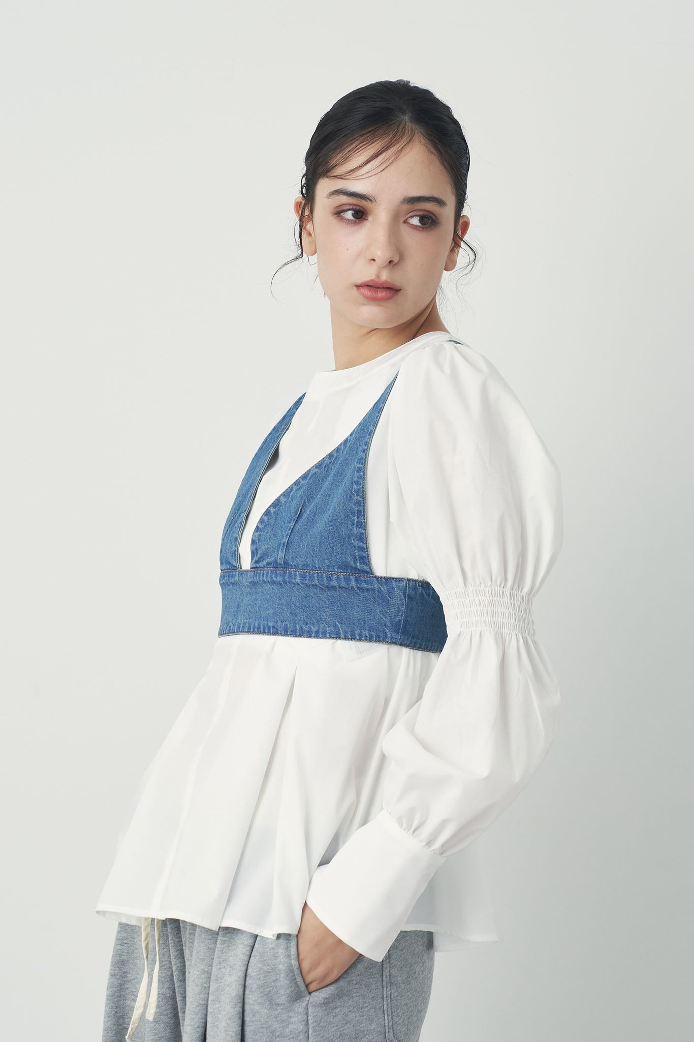 デニムビスチェ