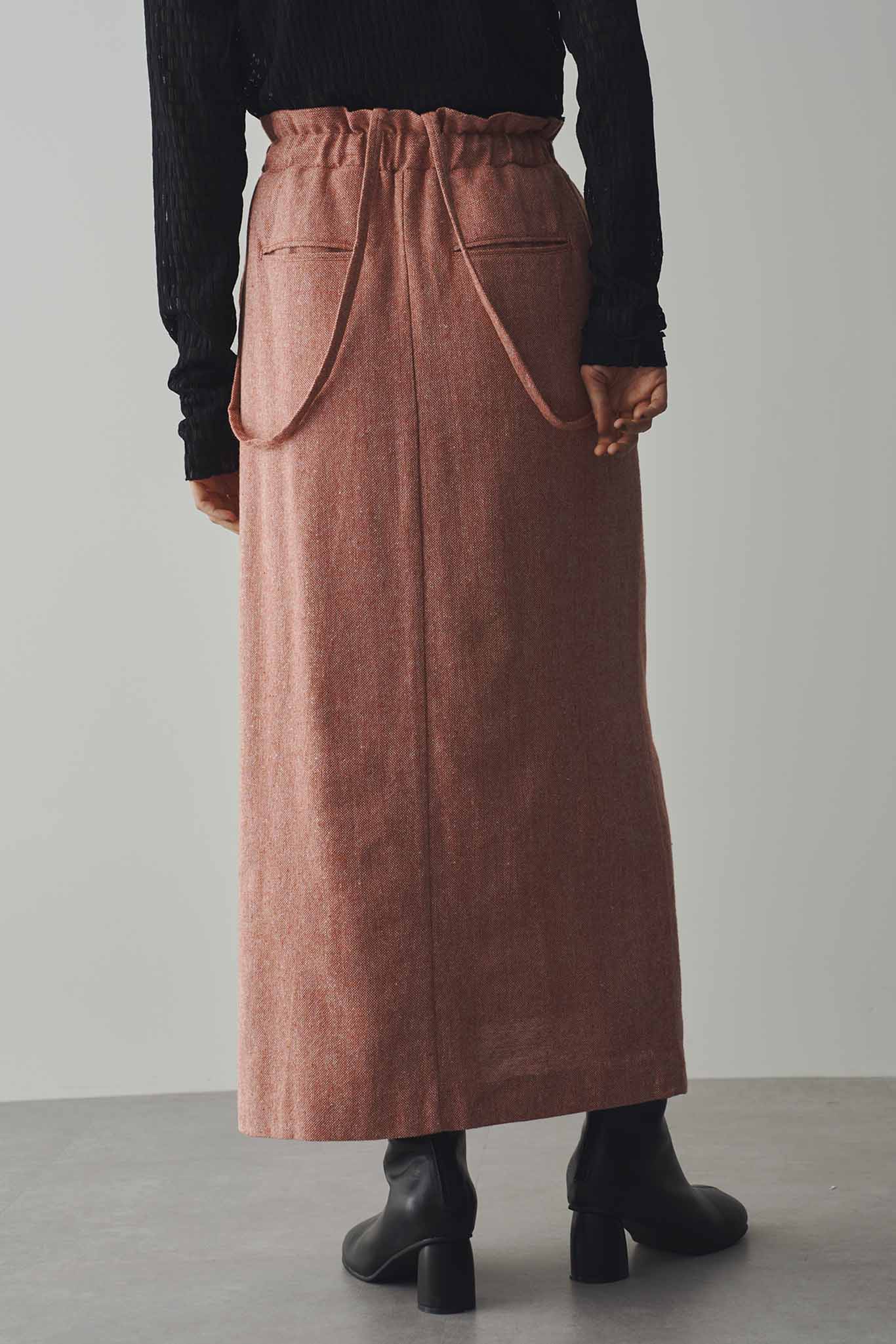 ツィードレイヤードスカート