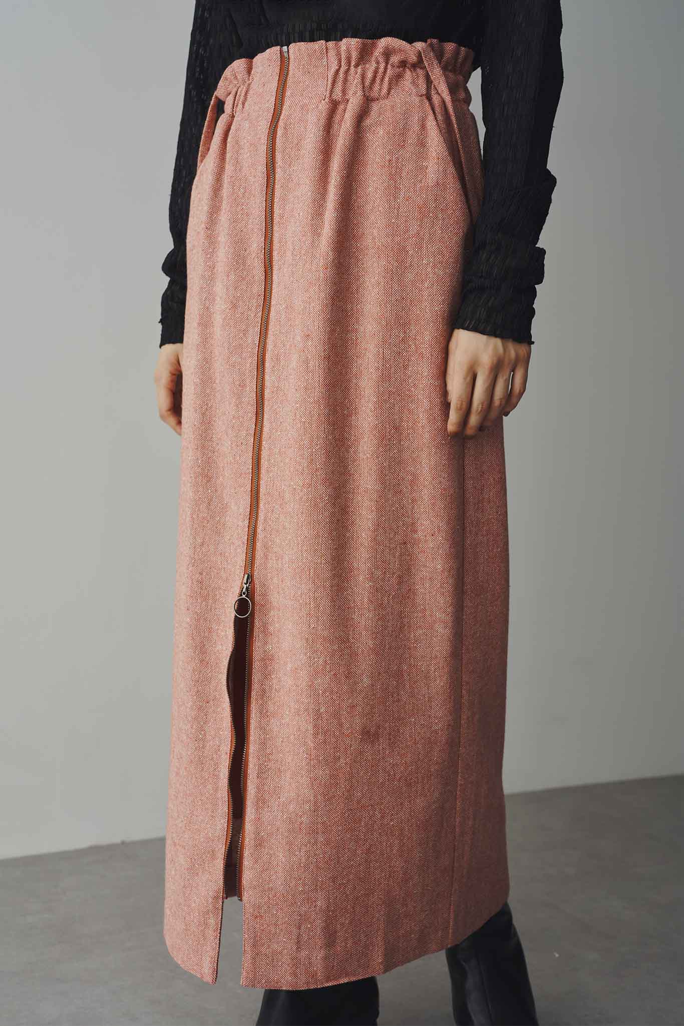 ツィードレイヤードスカート