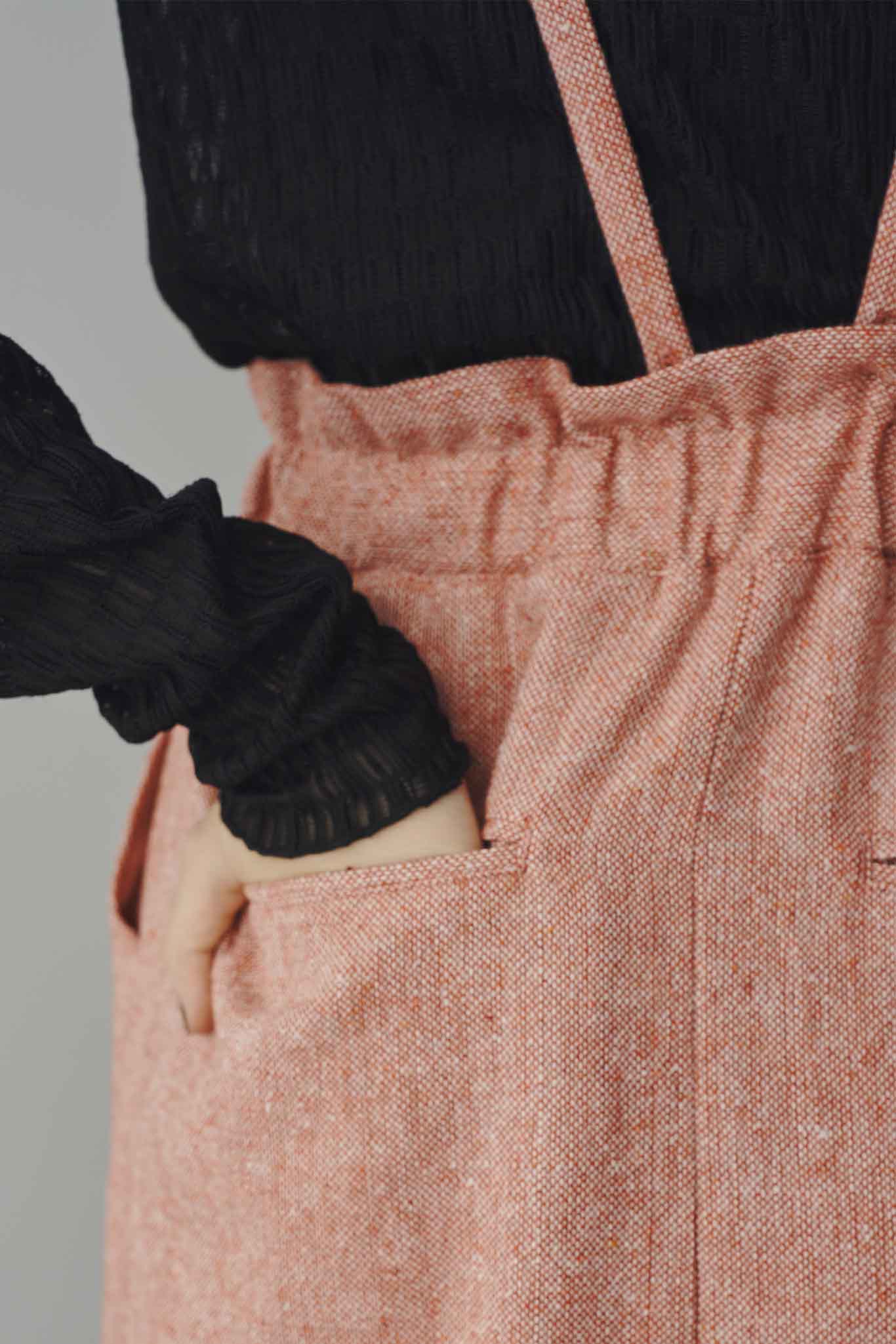 ツィードレイヤードスカート