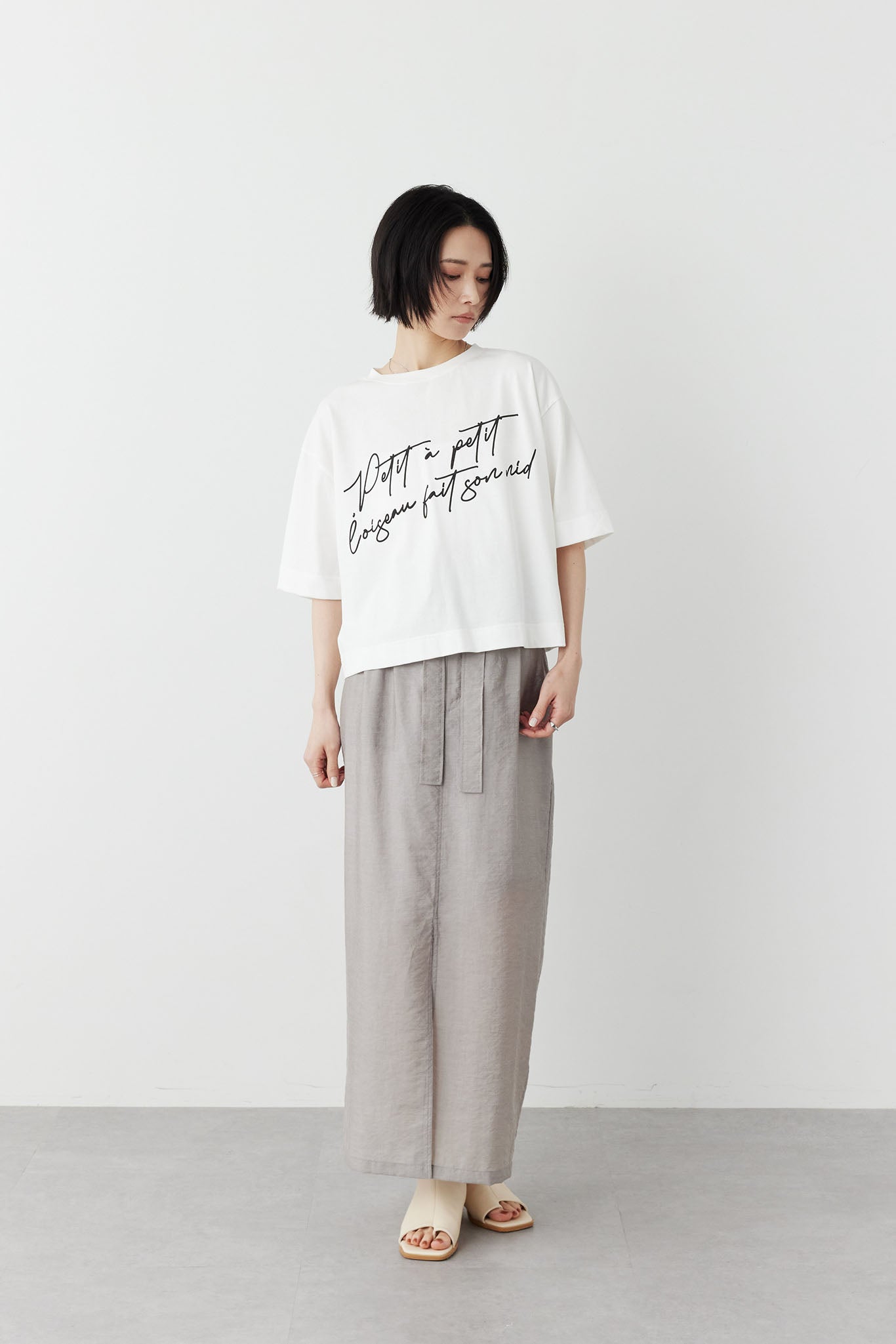 プリントロゴTシャツ(Messege)
