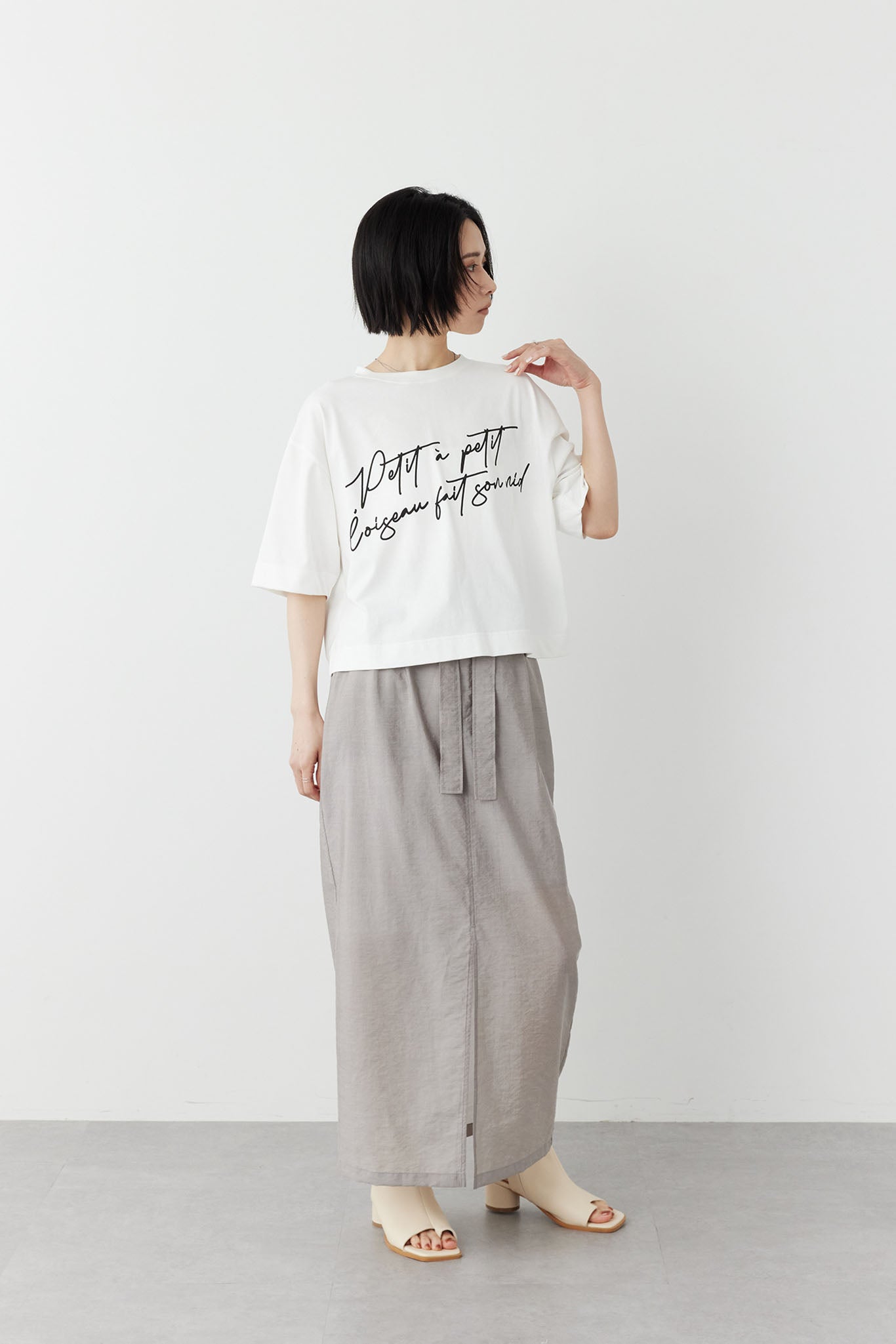 プリントロゴTシャツ(Messege)