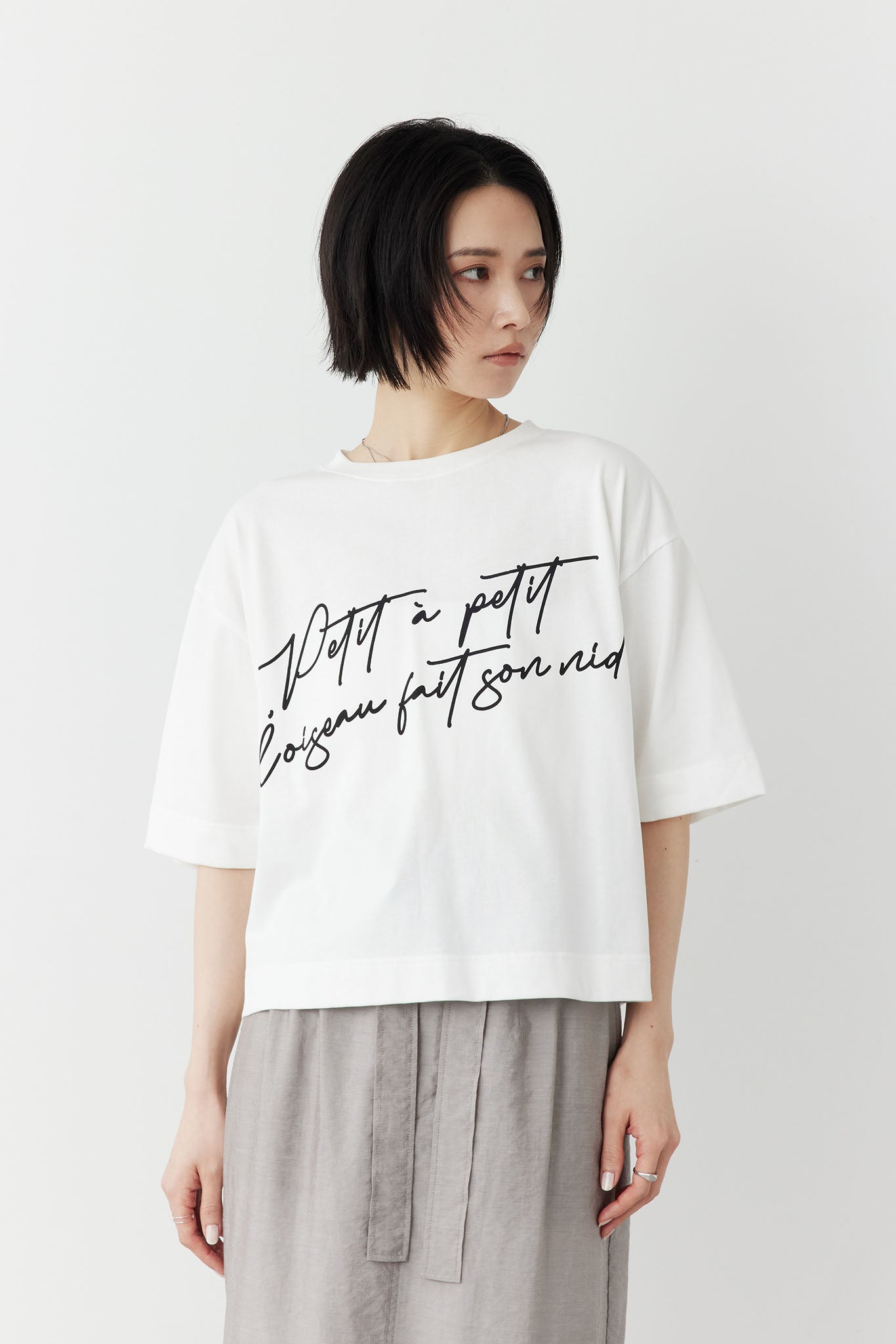プリントロゴTシャツ(Messege)