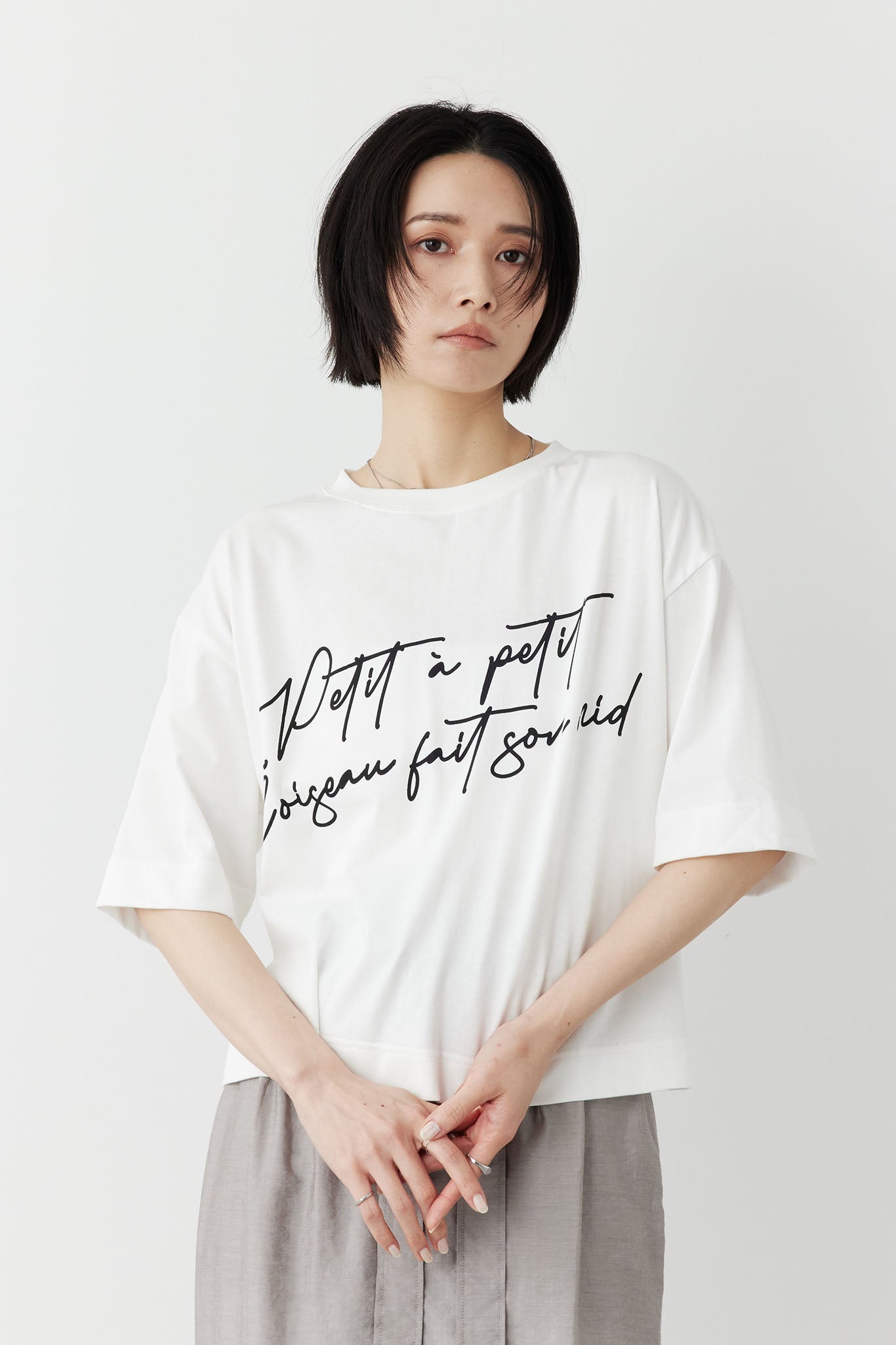 プリントロゴTシャツ(Messege)
