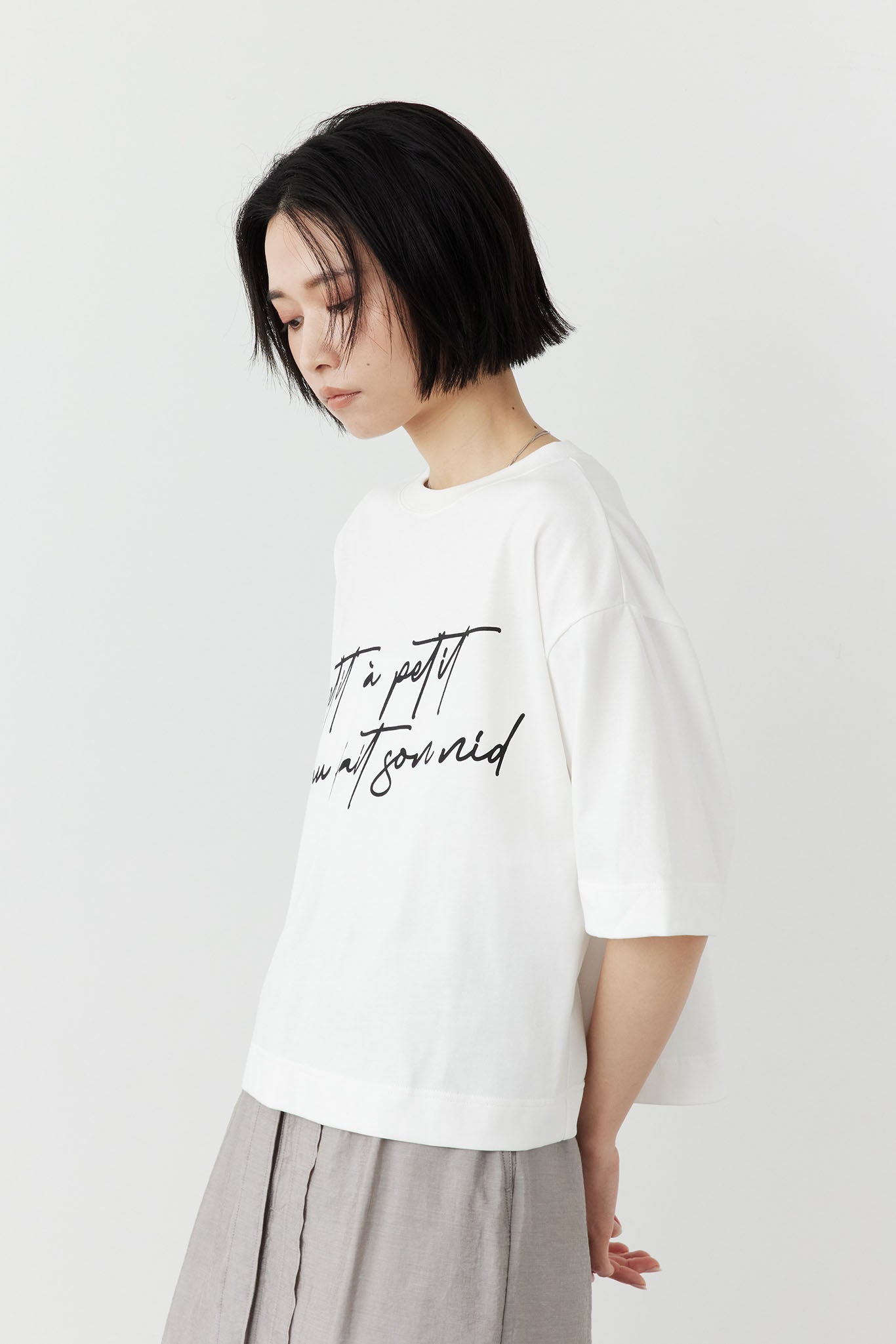 プリントロゴTシャツ(Messege)