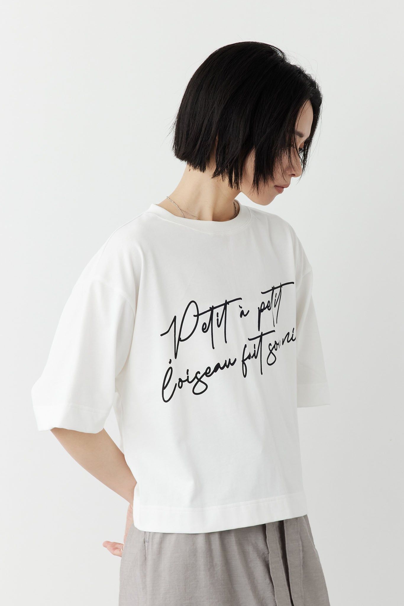 プリントロゴTシャツ(Messege)