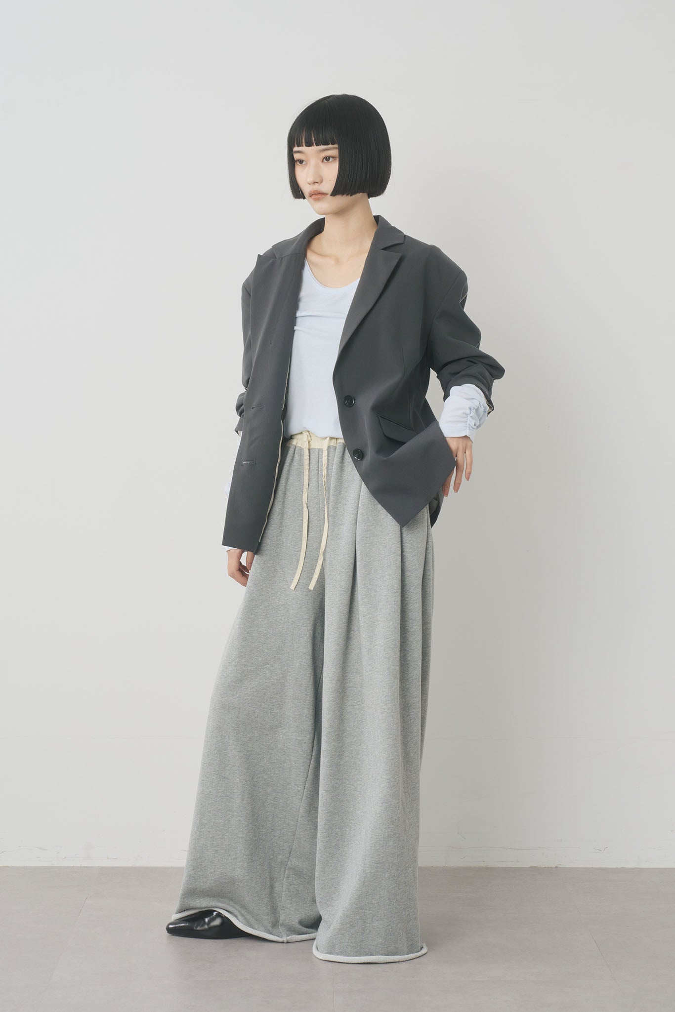 スエットワイドパンツ