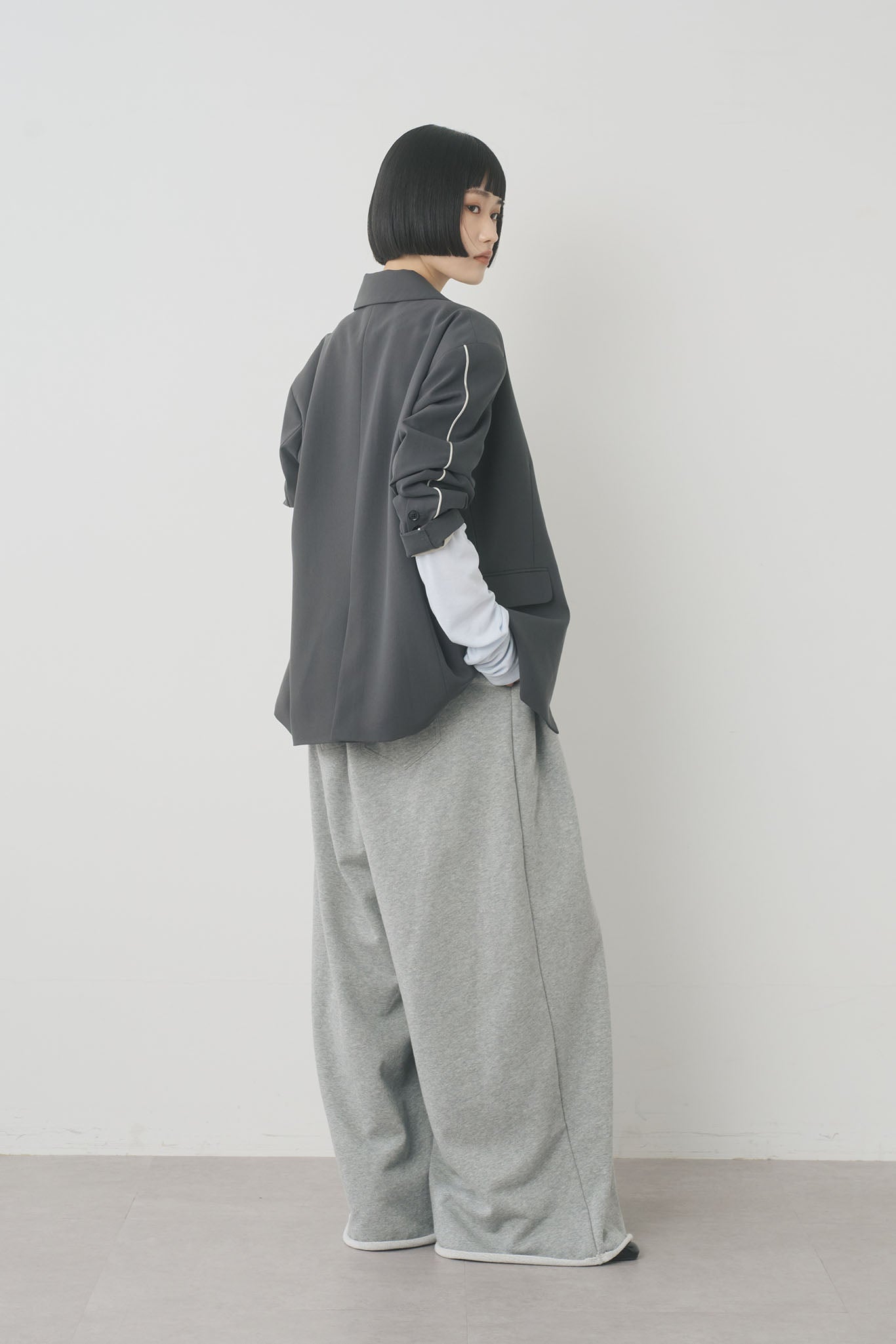 スエットワイドパンツ