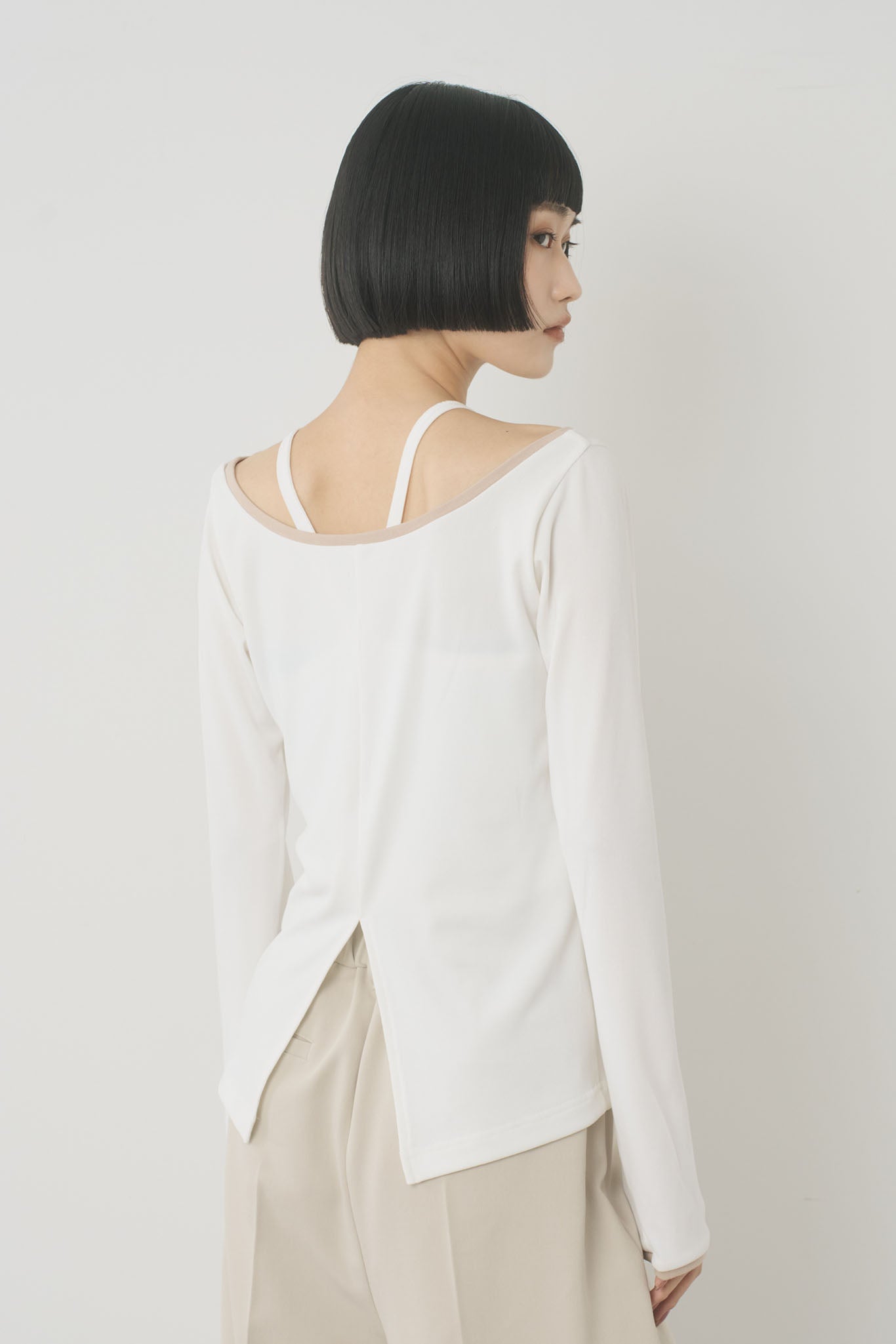 キャミセットパイピングトップス