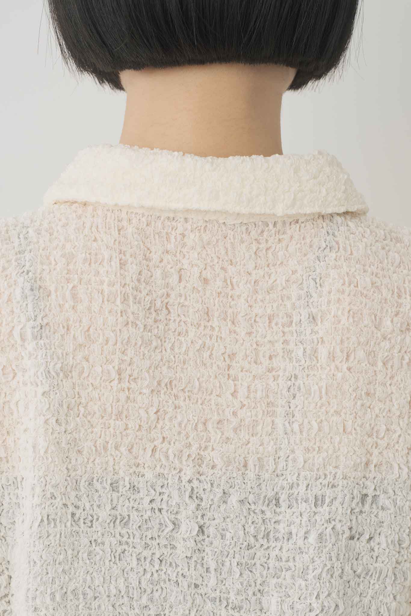 カットレースシアシャツ