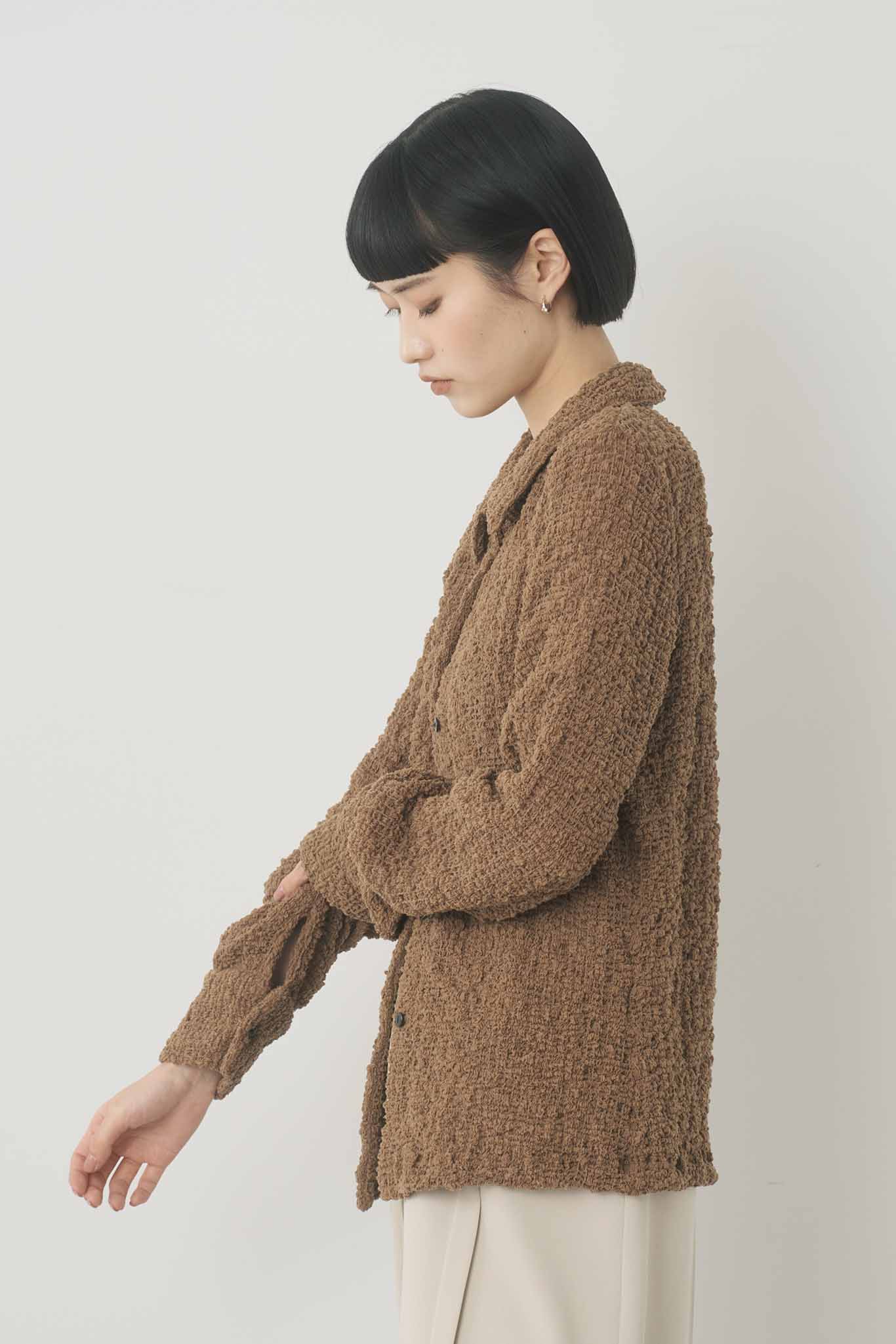 カットレースシアシャツ