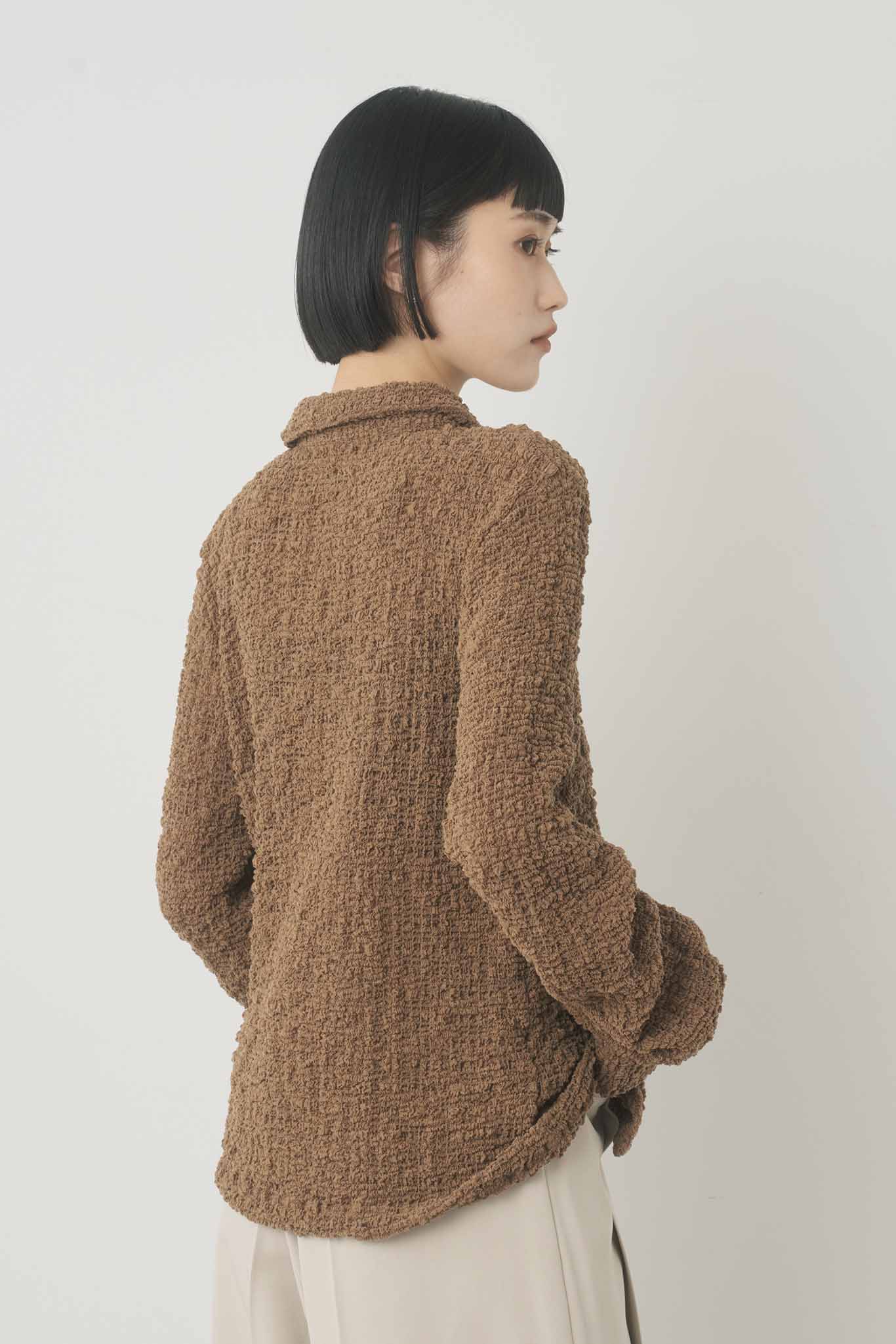 カットレースシアシャツ