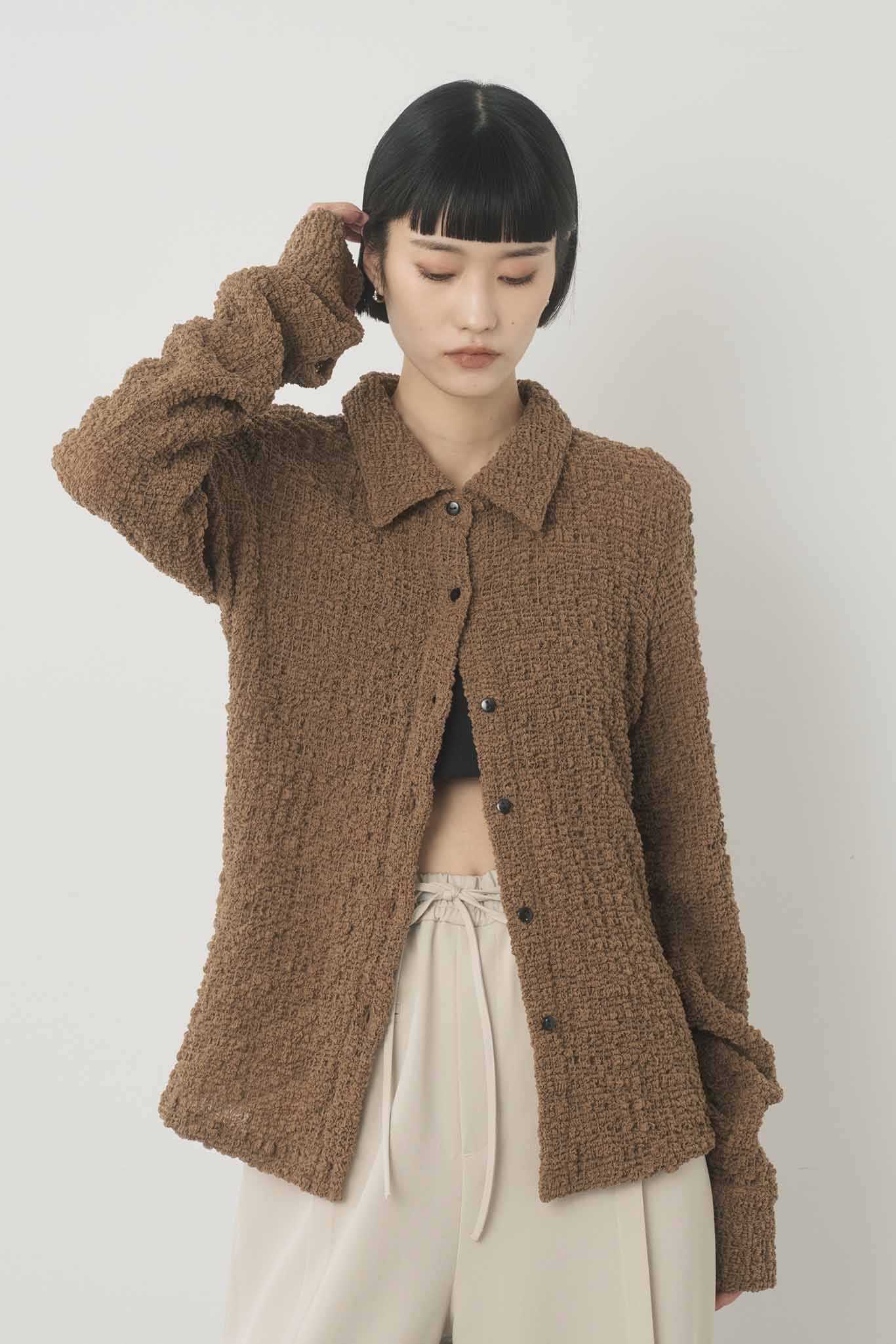 カットレースシアシャツ