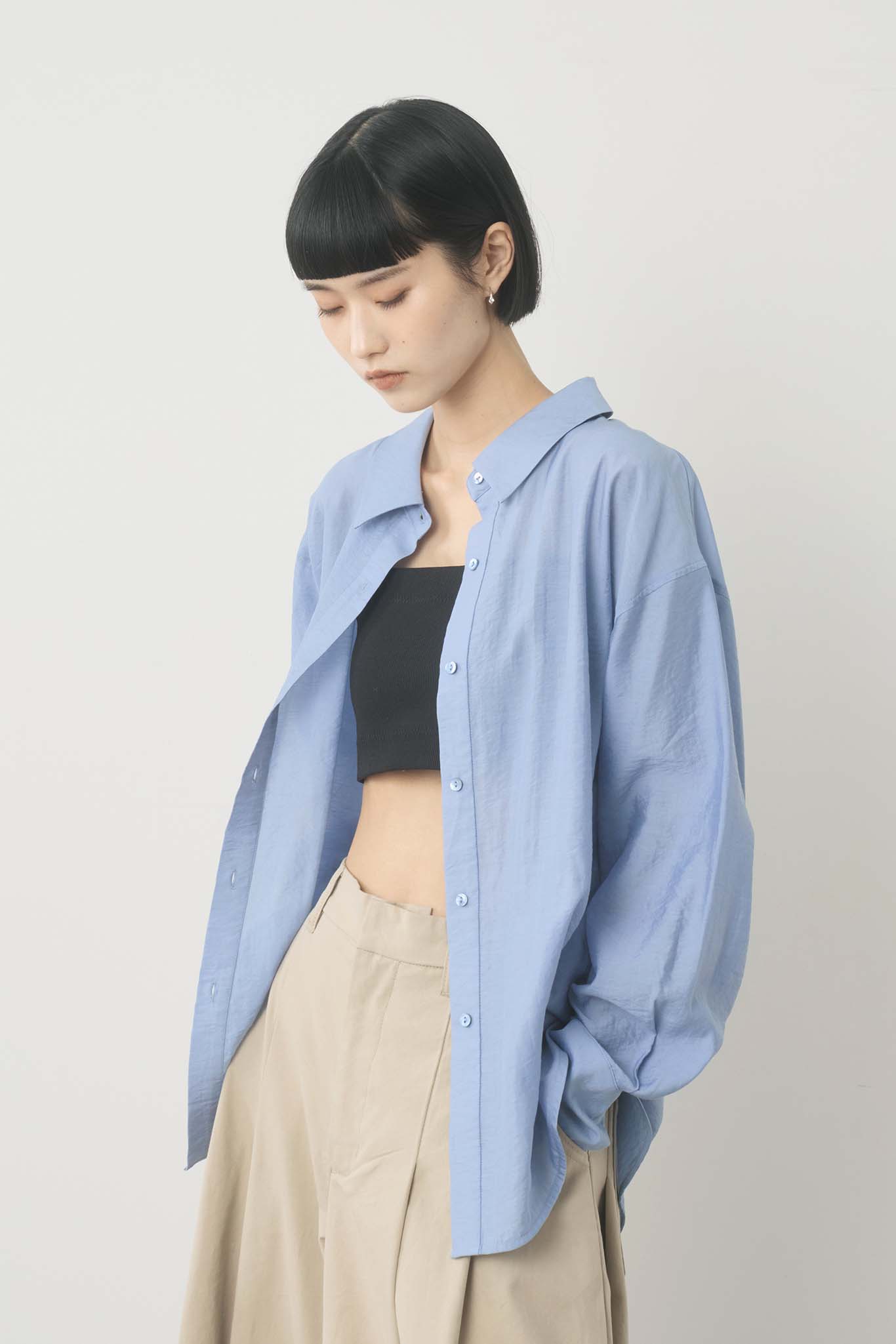 ニットビスチェセットシャツ