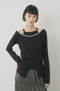 キャミセットパイピングトップス