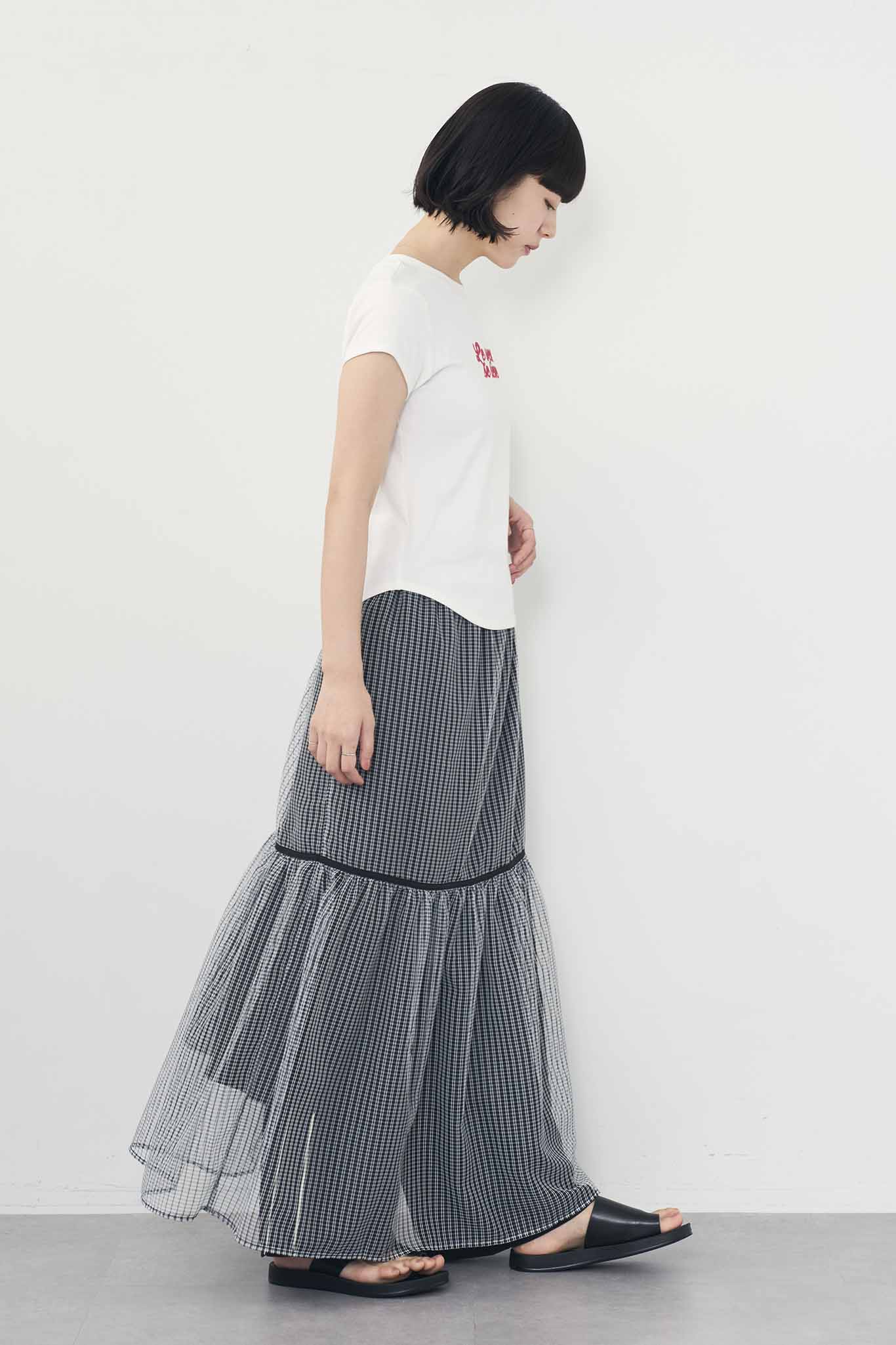 刺繍ロゴTee