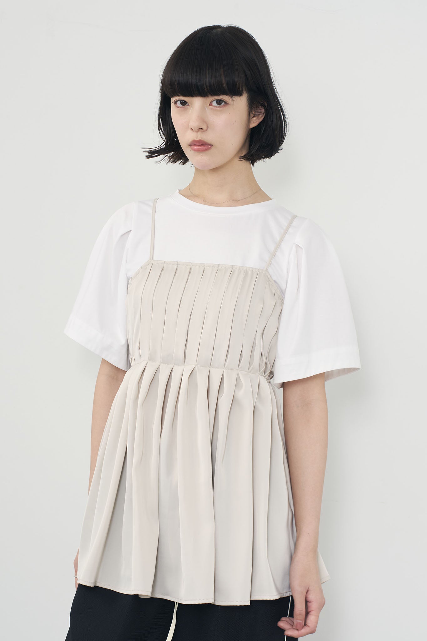 サテンドッキングTee